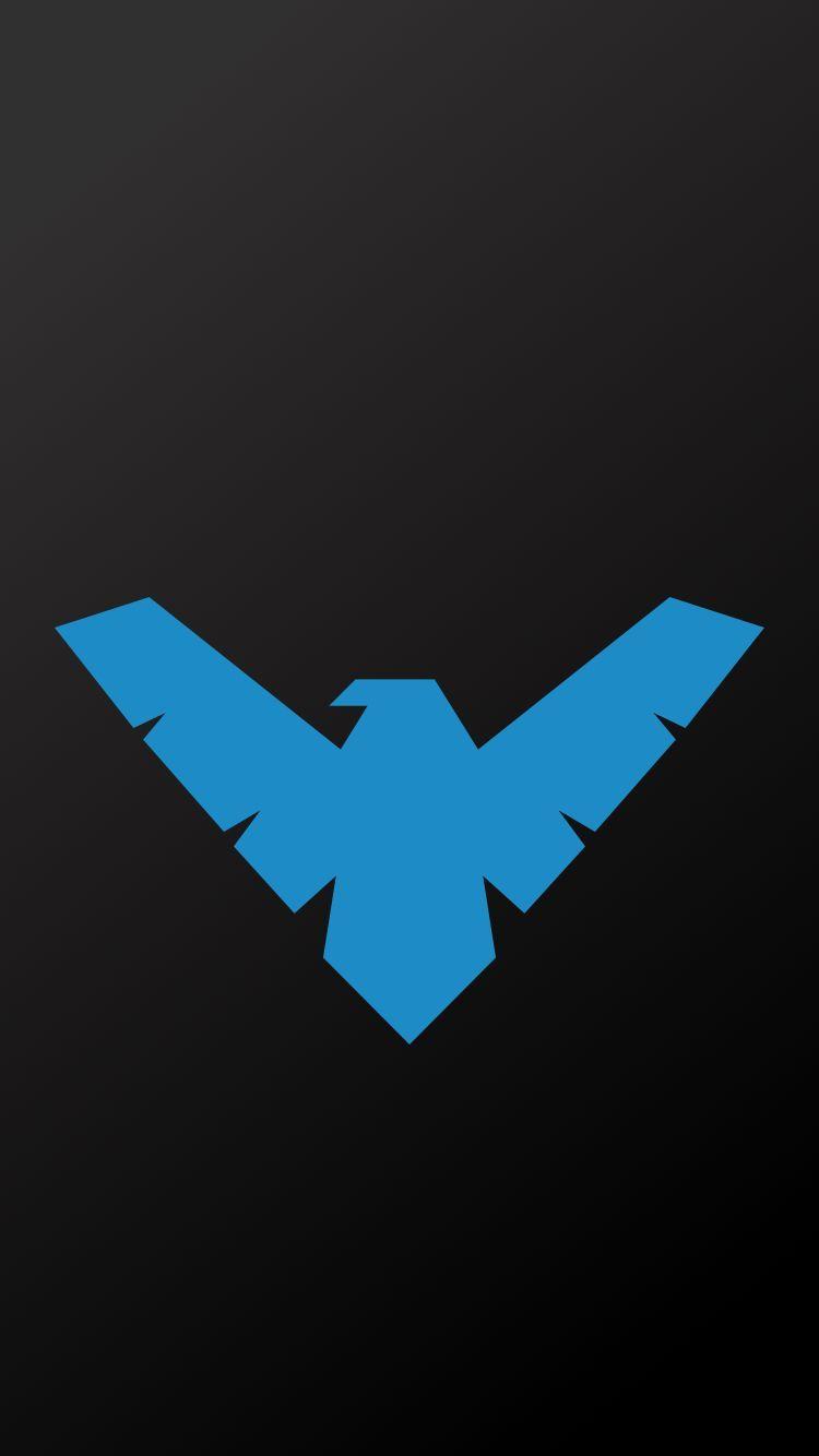 Nightwing Logo Wallpapers HD Wallpaper Cave