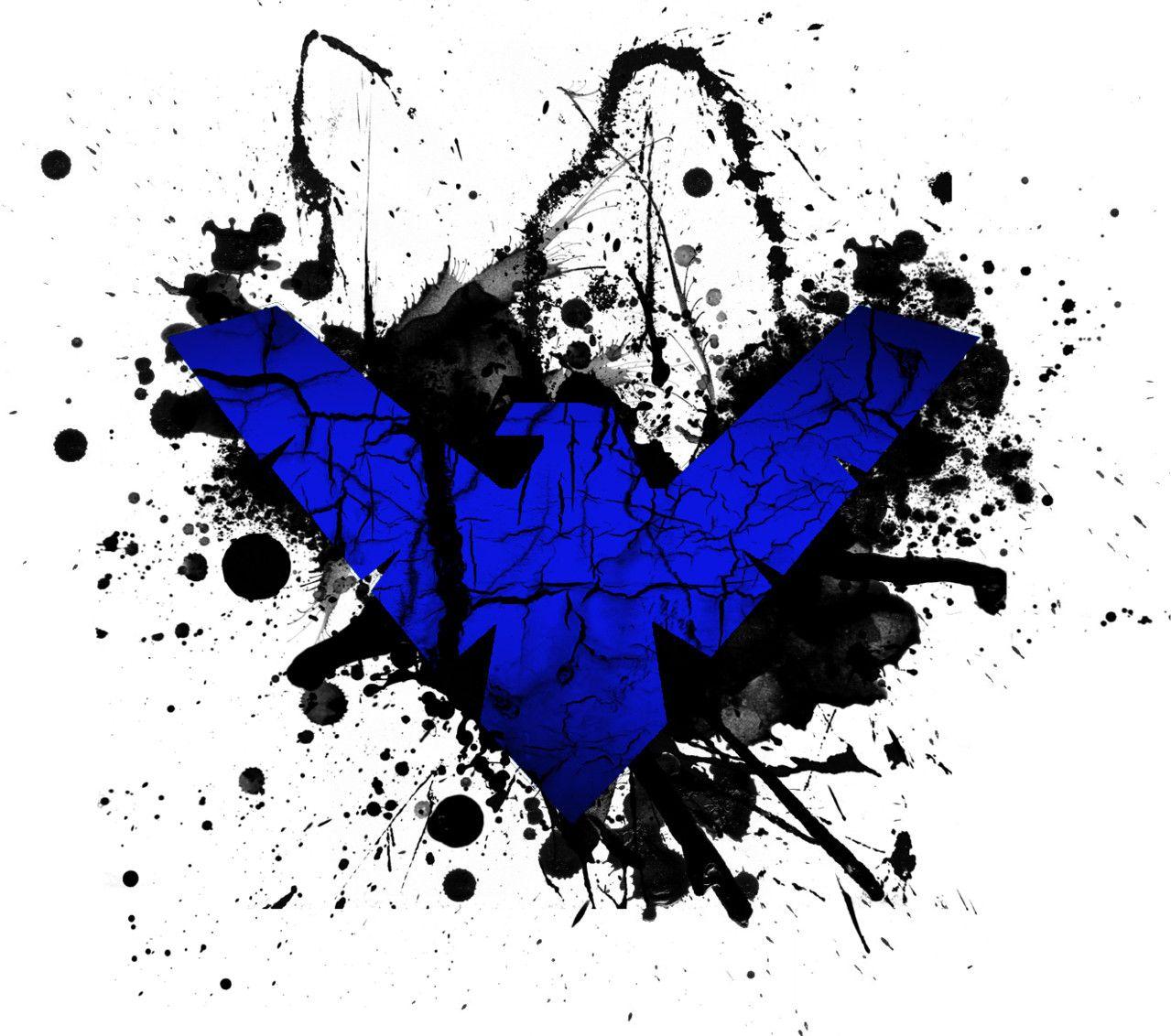 Nightwing Logo Wallpapers HD Wallpaper Cave