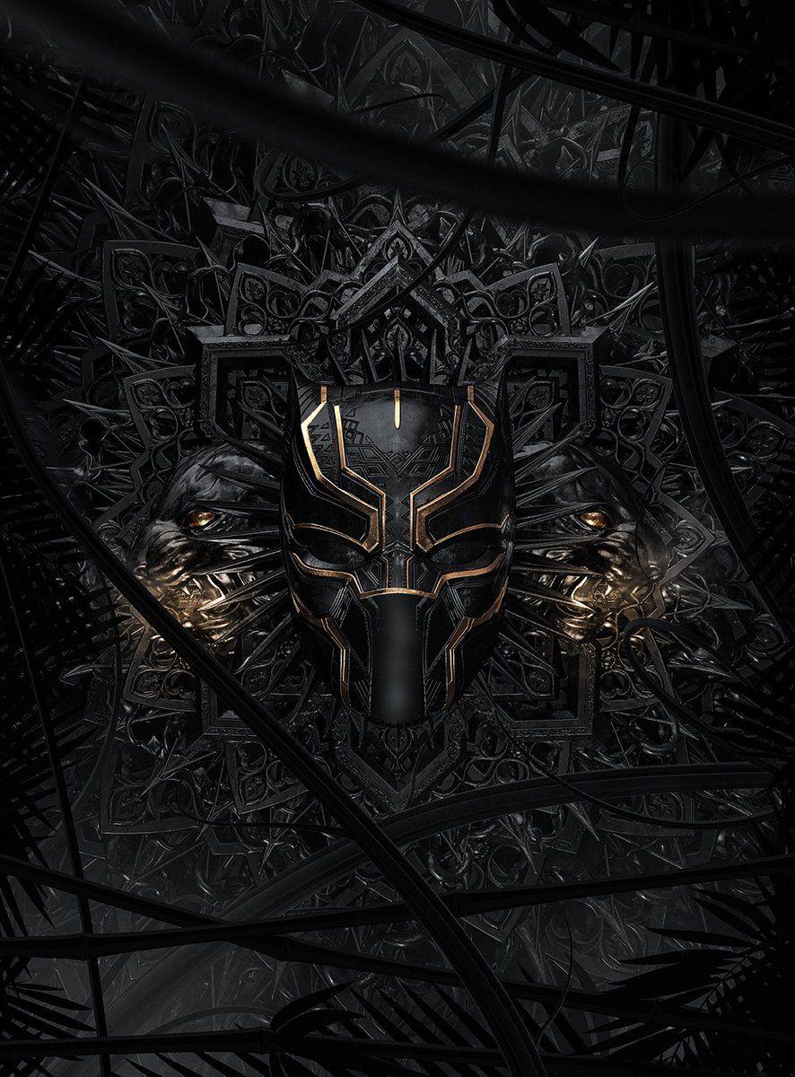 Black Panther Gold Wallpapers Wallpaper Cave