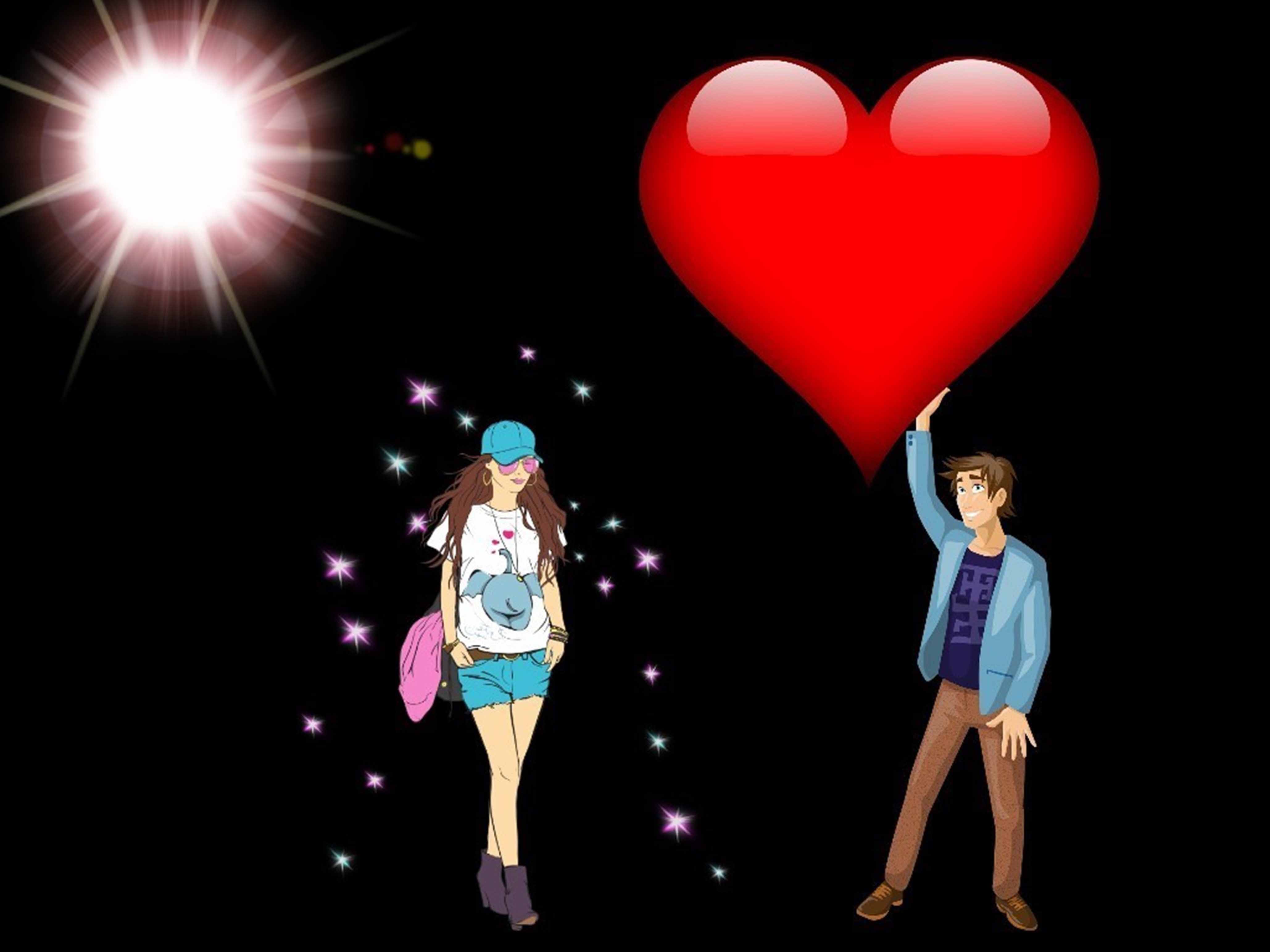 Cartoon Love Images Wallpapers Wallpaper Cave
