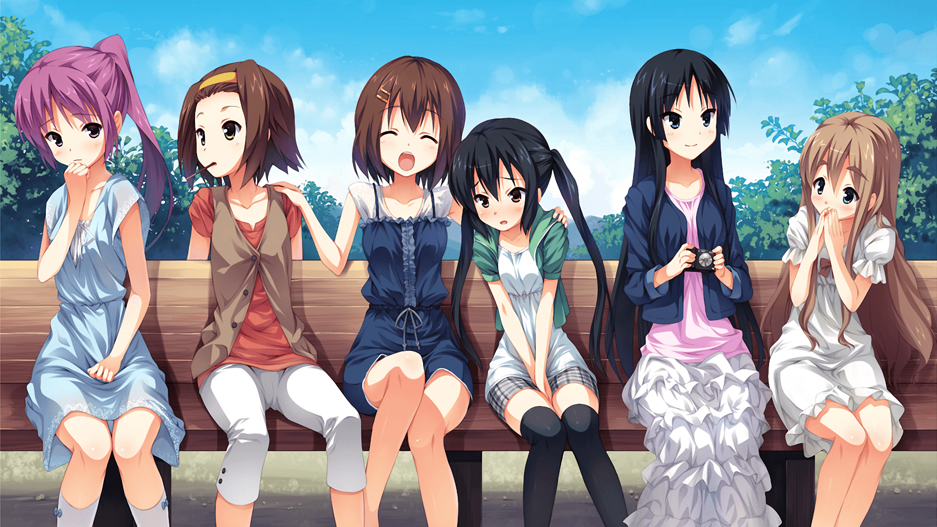 Anime Girl Group Wallpapers Wallpaper Cave
