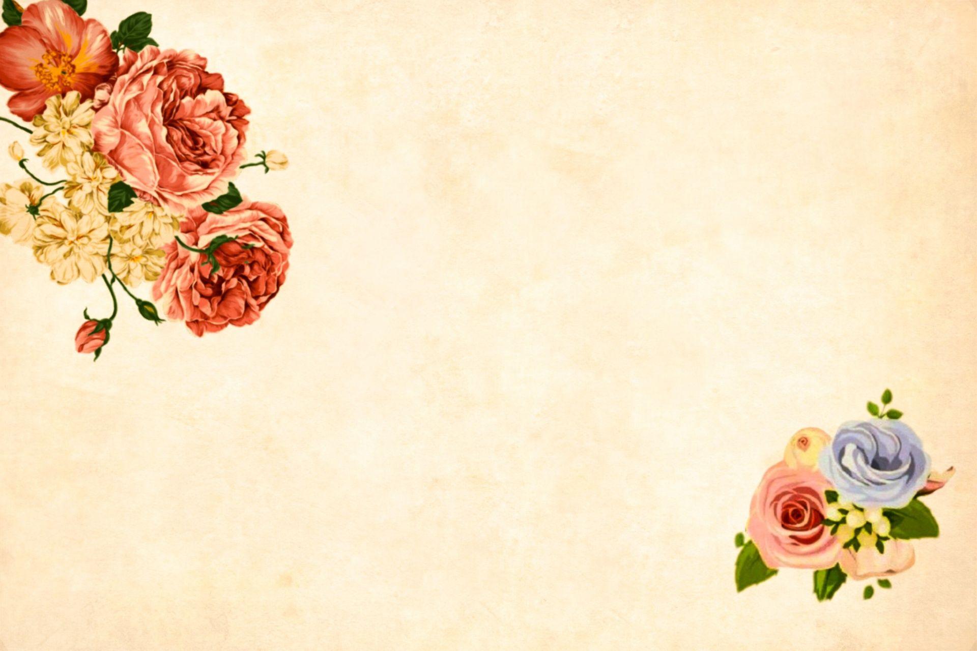 Backgrounds Flower Vintage Wallpaper Cave