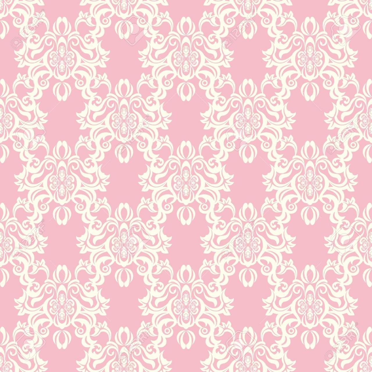 Wallpapers Pattern Vintage Pink Wallpaper Cave
