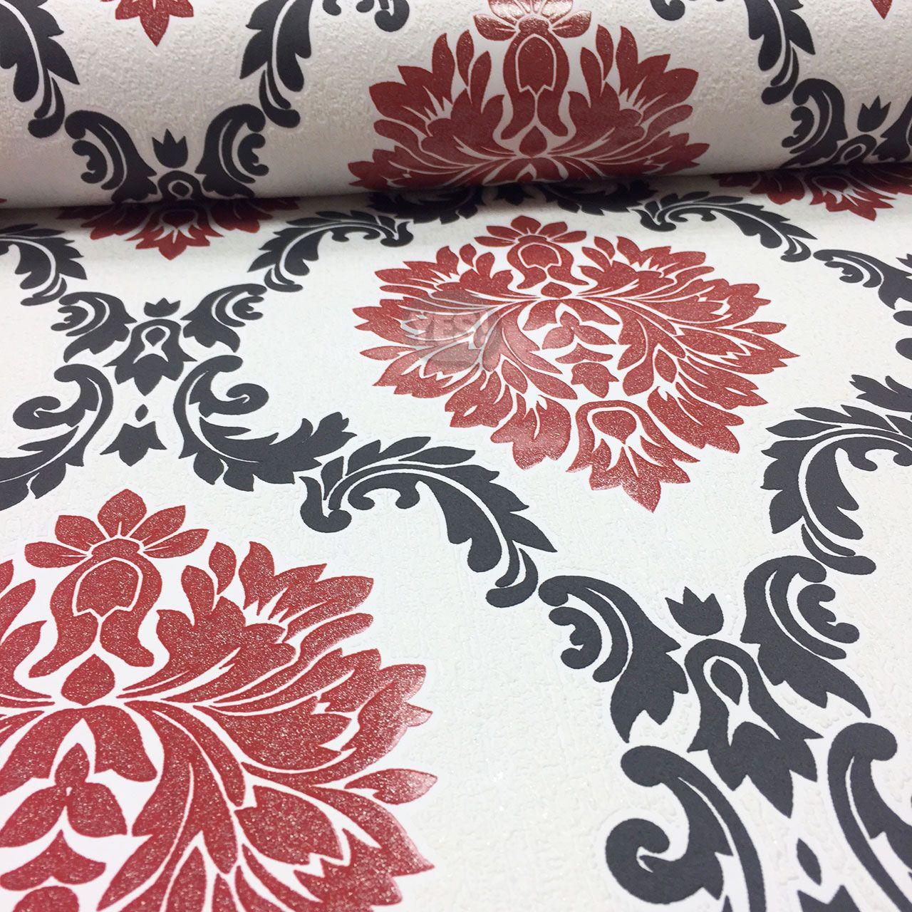 Pink And Black Damask Wallpapers Wallpaper Cave