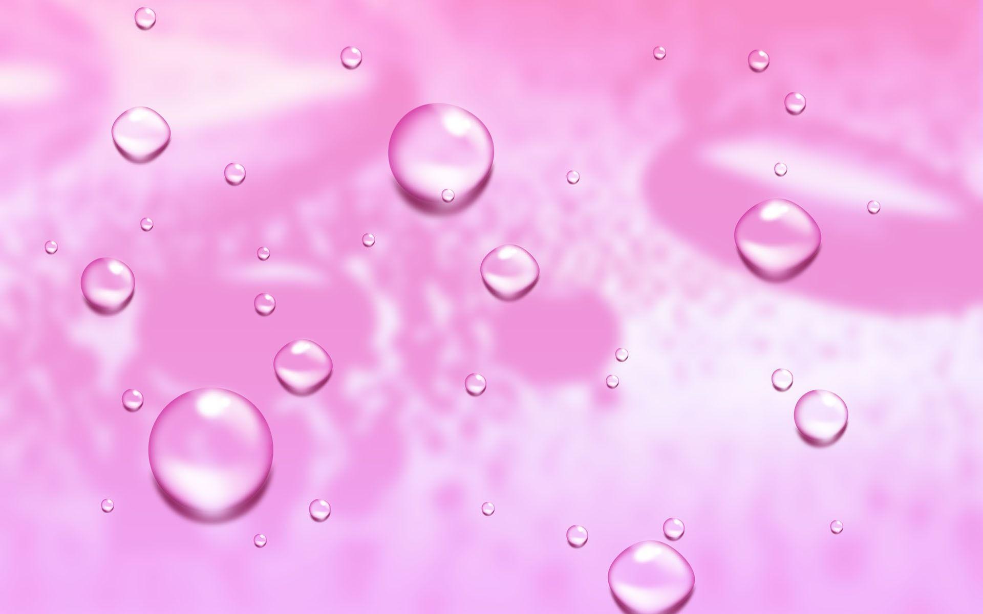 Pink Water Drops Wallpapers Wallpaper Cave