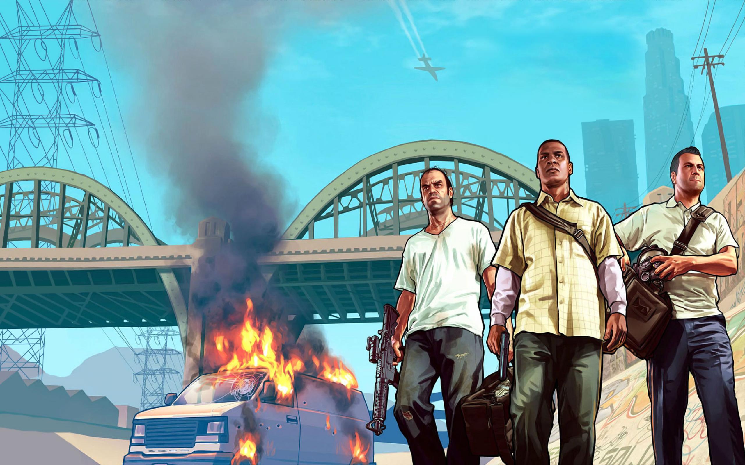 Grand Theft Auto Five Wallpapers Wallpaper Cave
