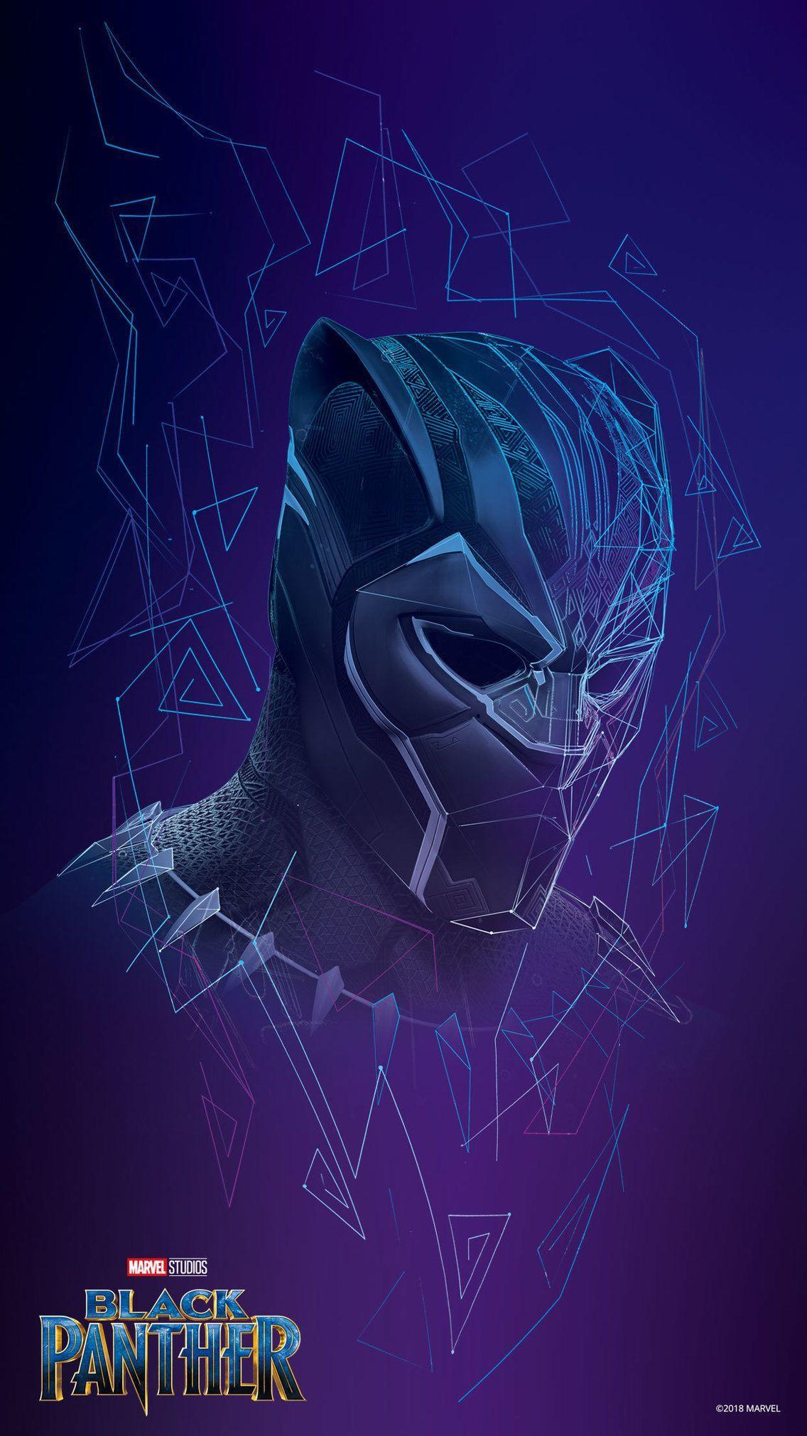 Black Panther Neon Wallpapers Wallpaper Cave