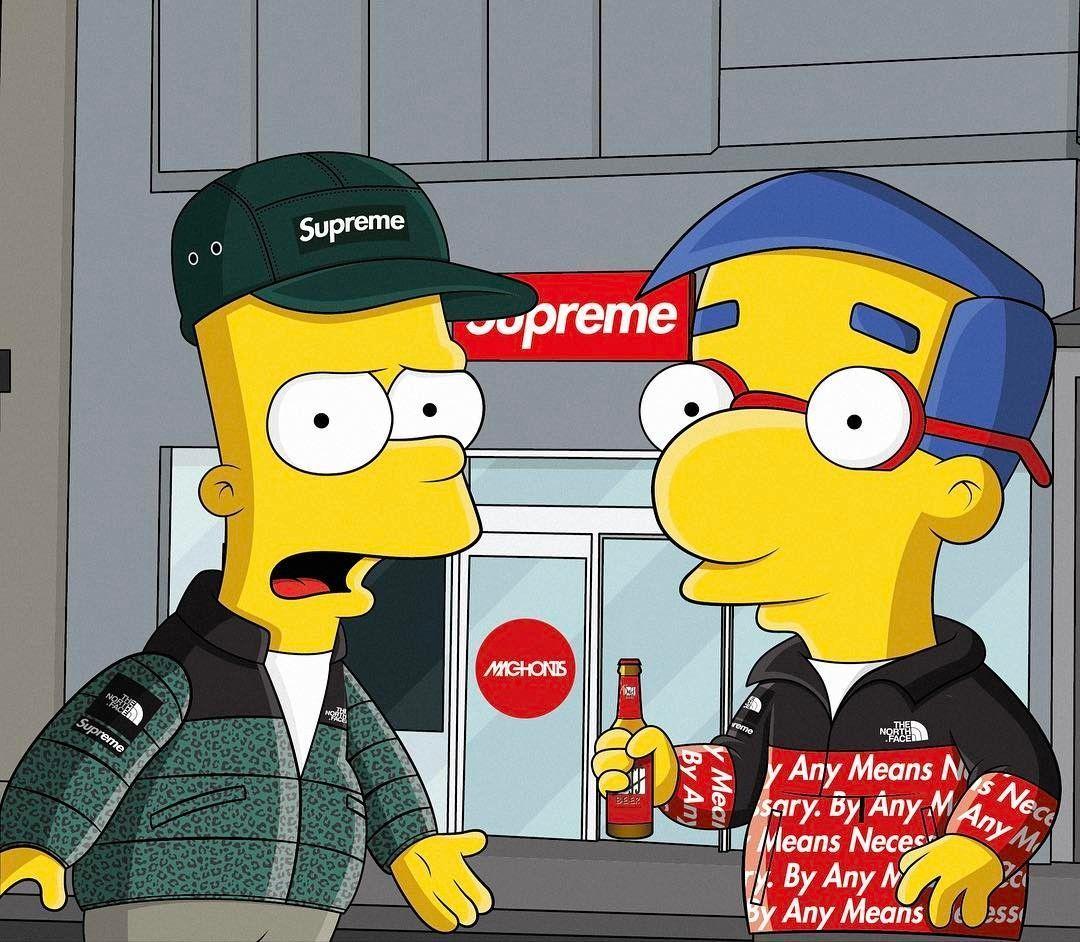 Bart Simpson Supreme Wallpapers Wallpaper Cave