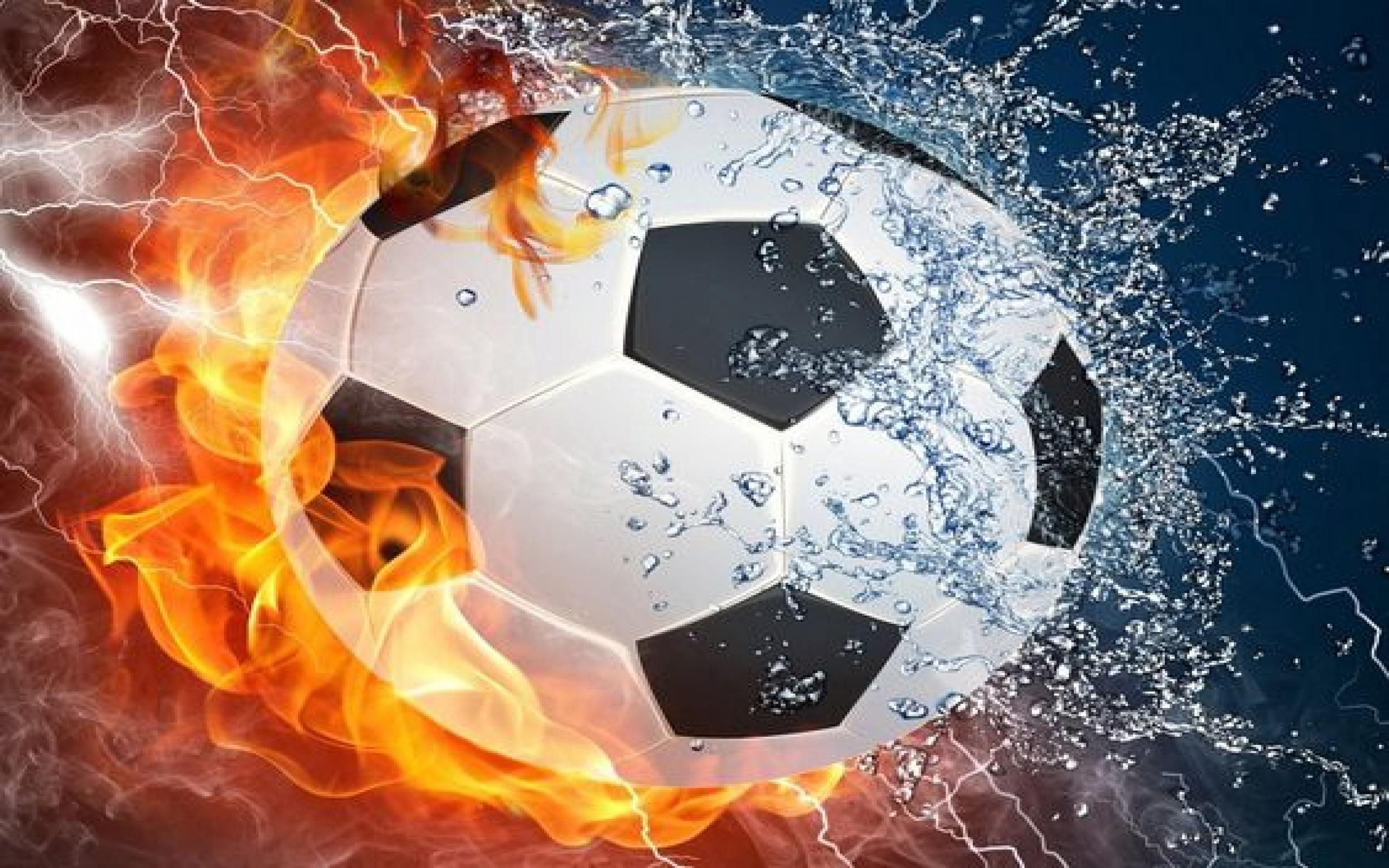 Soccer Ball Flames Wallpapers Wallpaper Cave