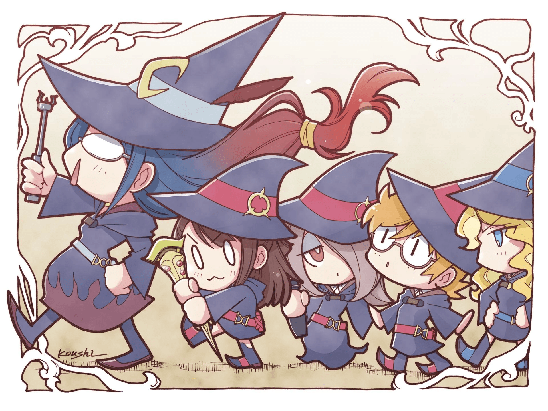 Little Witch Academia Wallpapers Wallpaper Cave