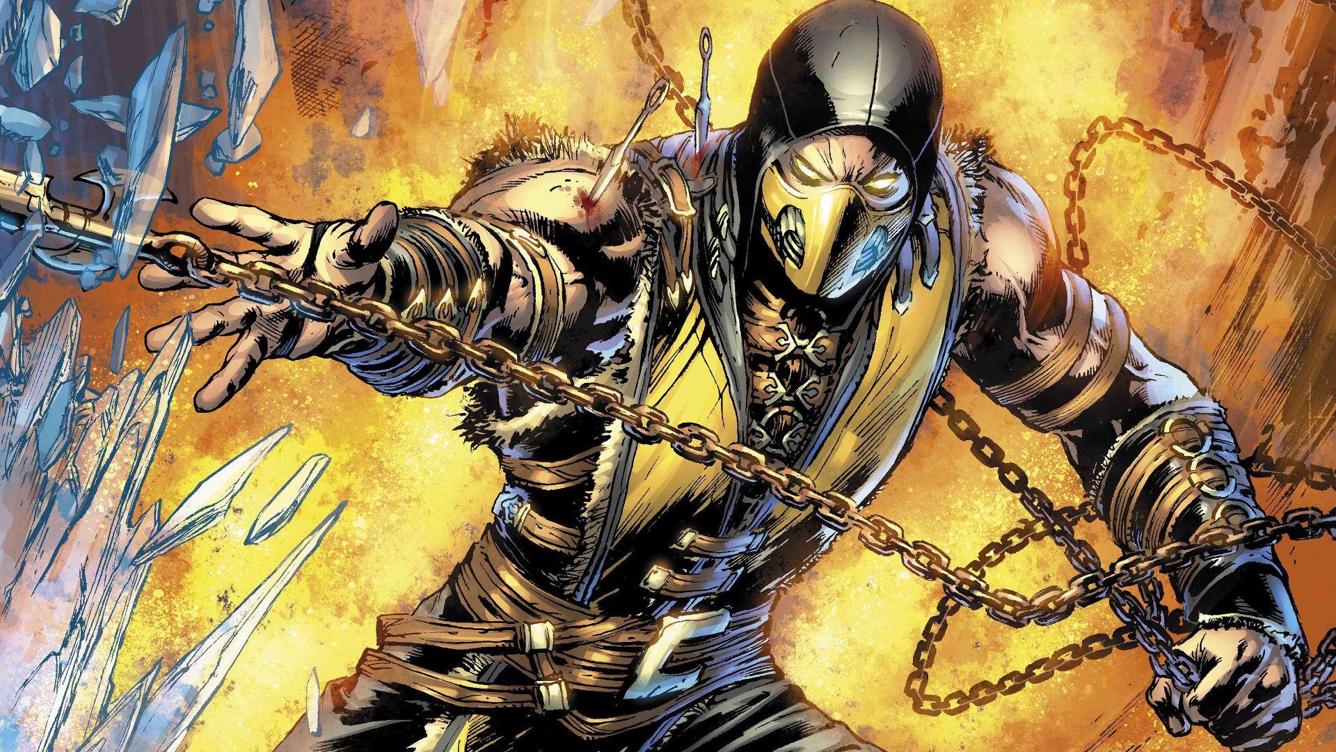 Mortal Kombat X Scorpion Wallpapers Wallpaper Cave