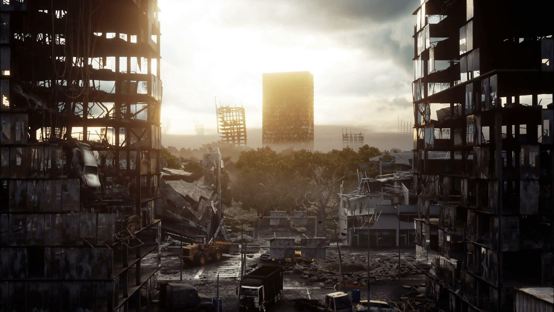 Destroyed City Backgrounds HD Wallpaper Cave