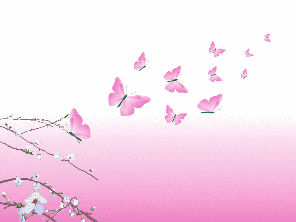 Pink Butterfly Gif