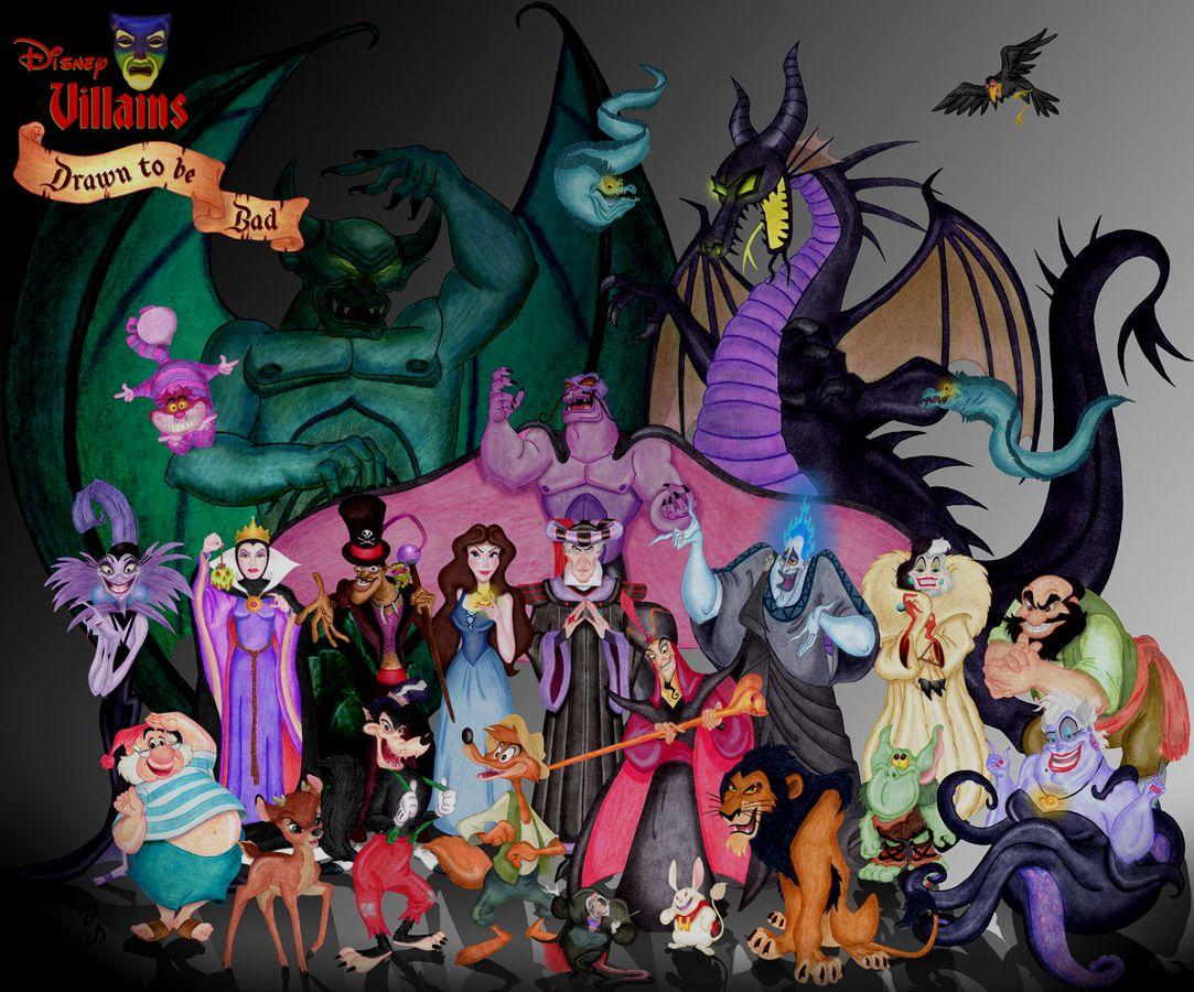 Disney Villains Wallpapers Wallpaper Cave
