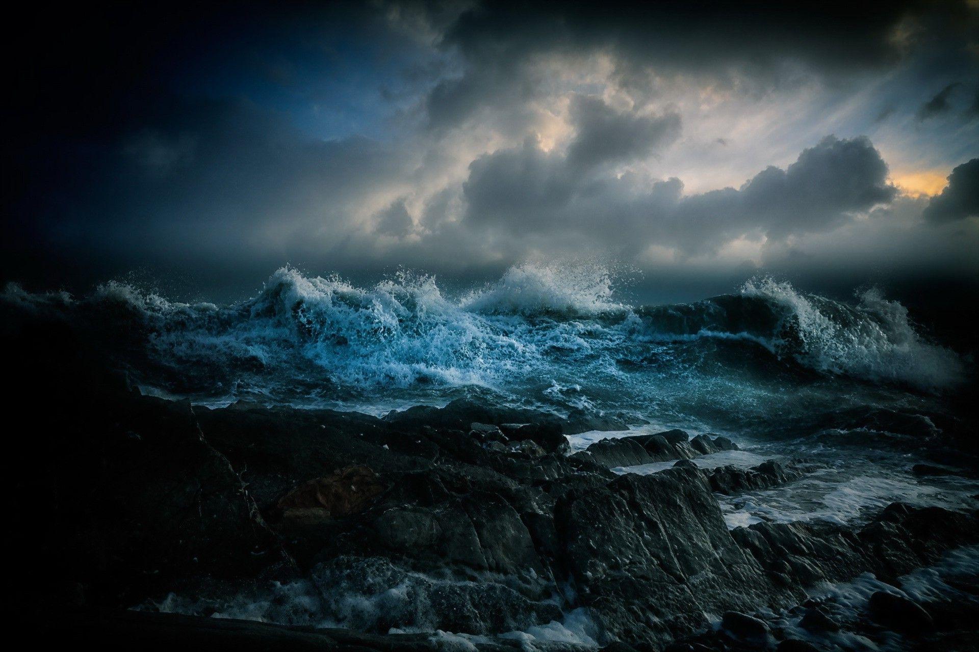 Ocean Storm Wallpapers Wallpaper Cave