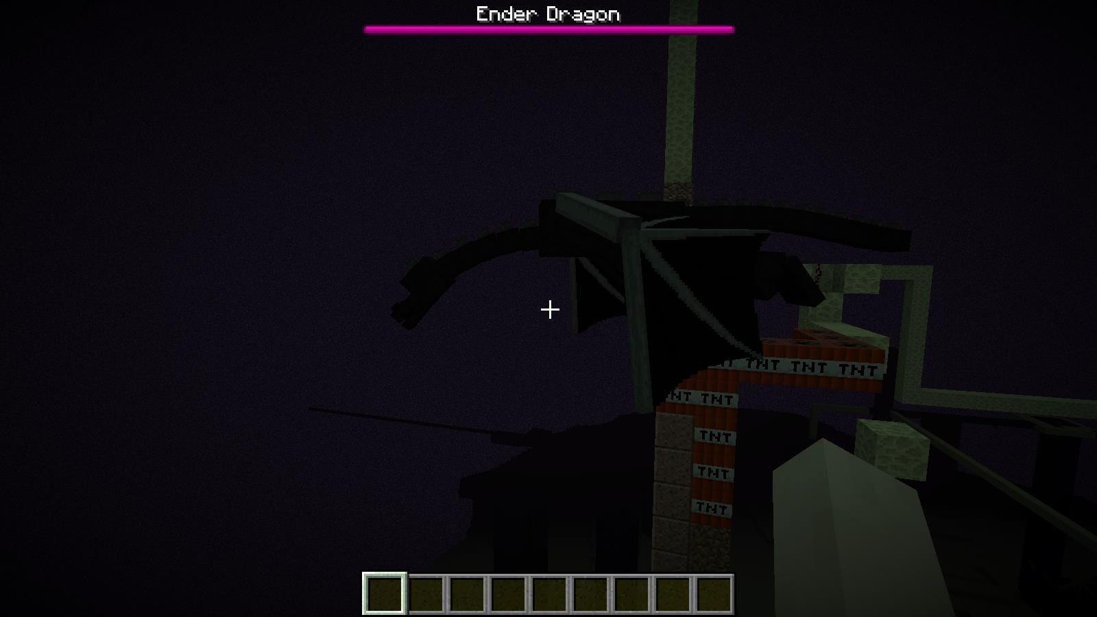 Minecraft Ender Dragon 4K Wallpaper