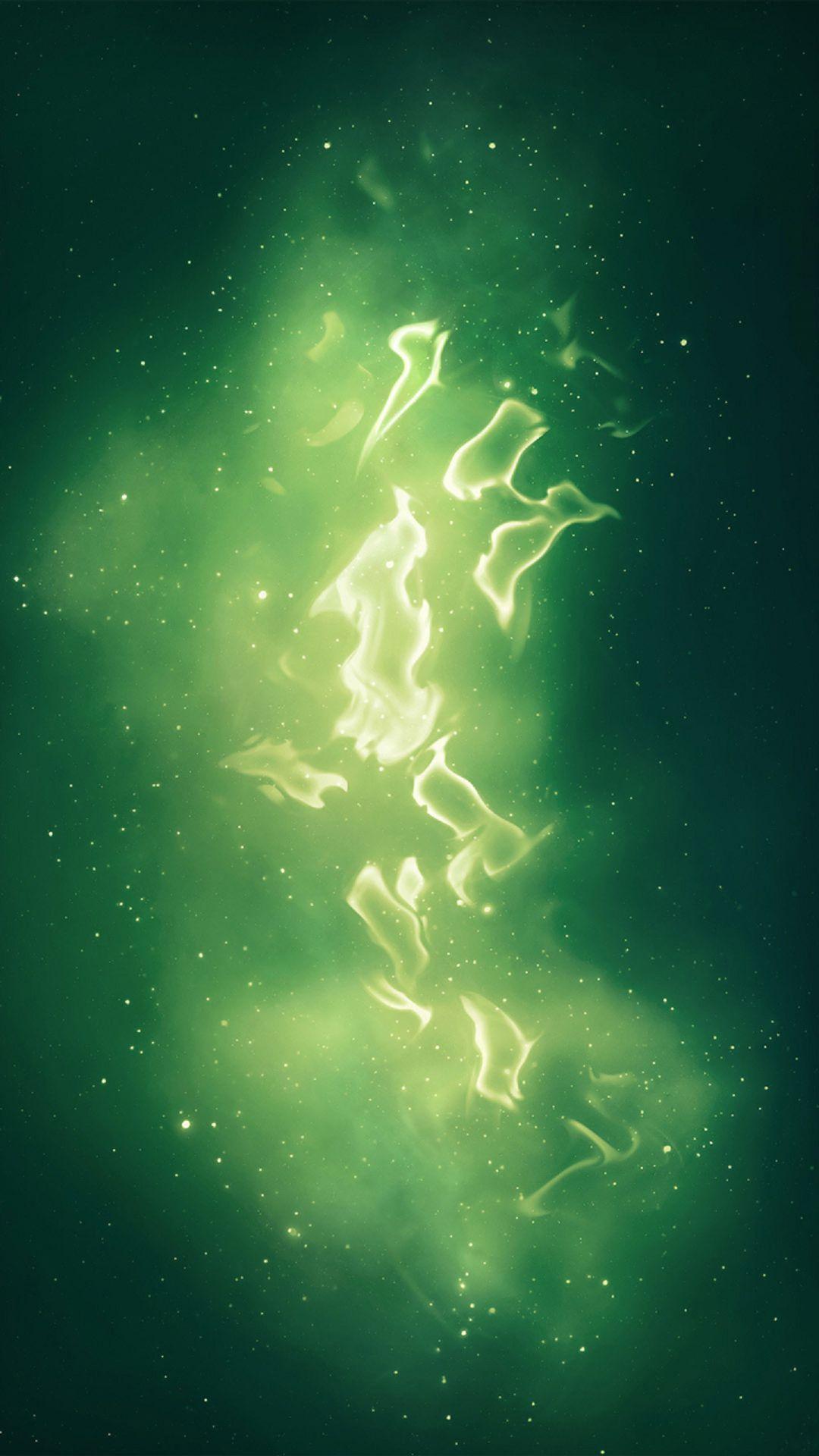 Green Galaxy Wallpapers Wallpaper Cave