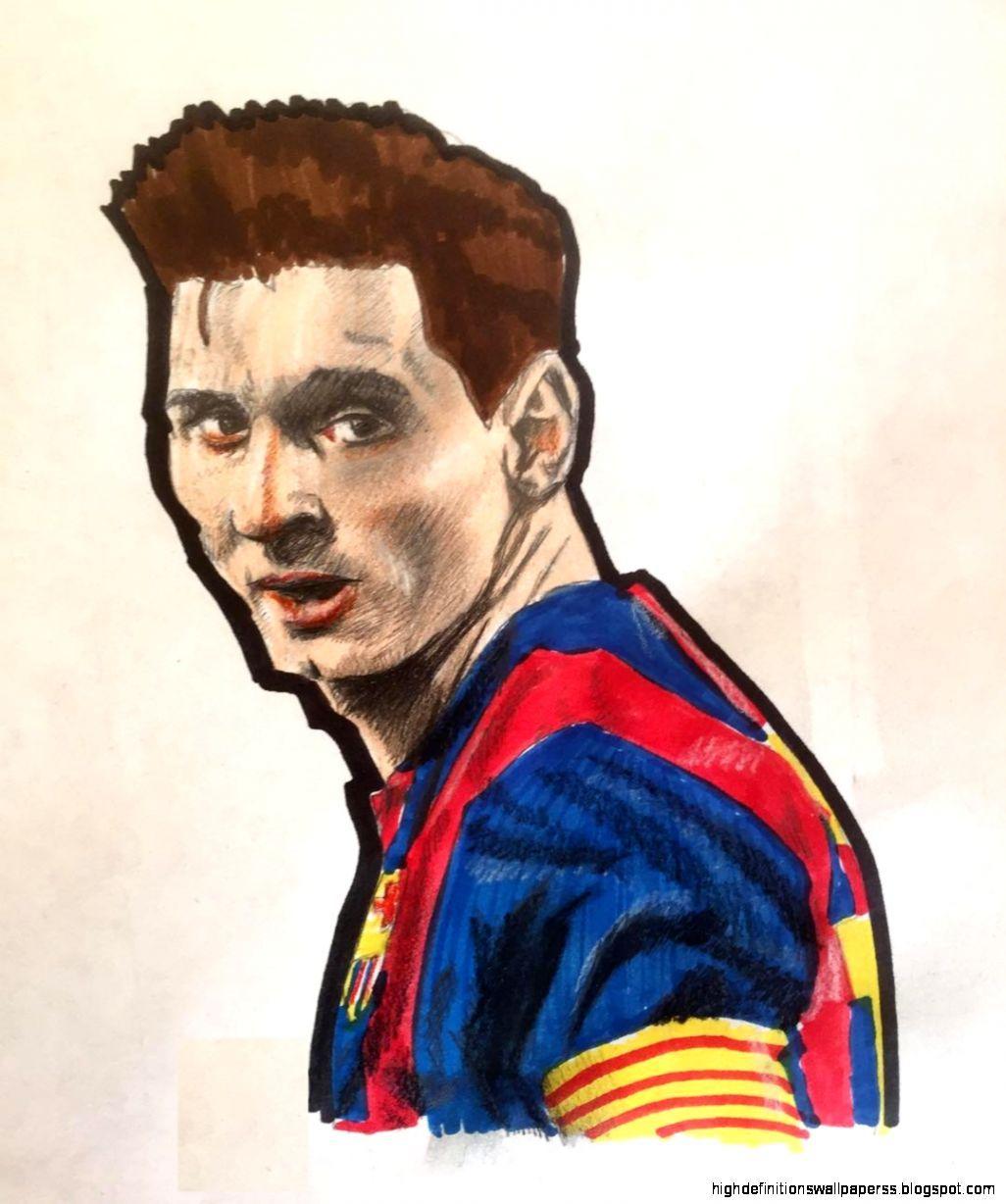 Messi Cartoon Wallpapers Wallpaper Cave
