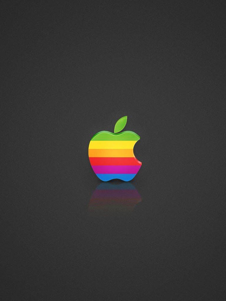 Apple Logo Rainbow Wallpapers Wallpaper Cave