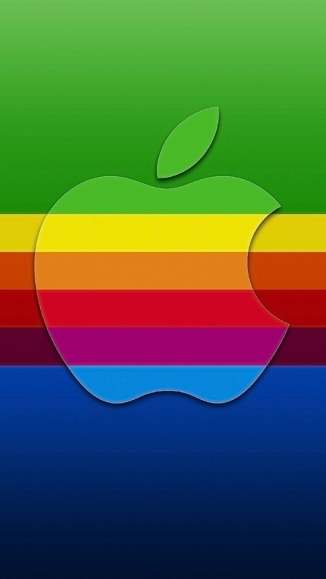 Apple Logo Rainbow Wallpapers Wallpaper Cave