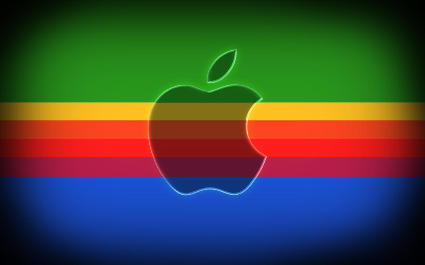 Apple Logo Rainbow Wallpapers Wallpaper Cave
