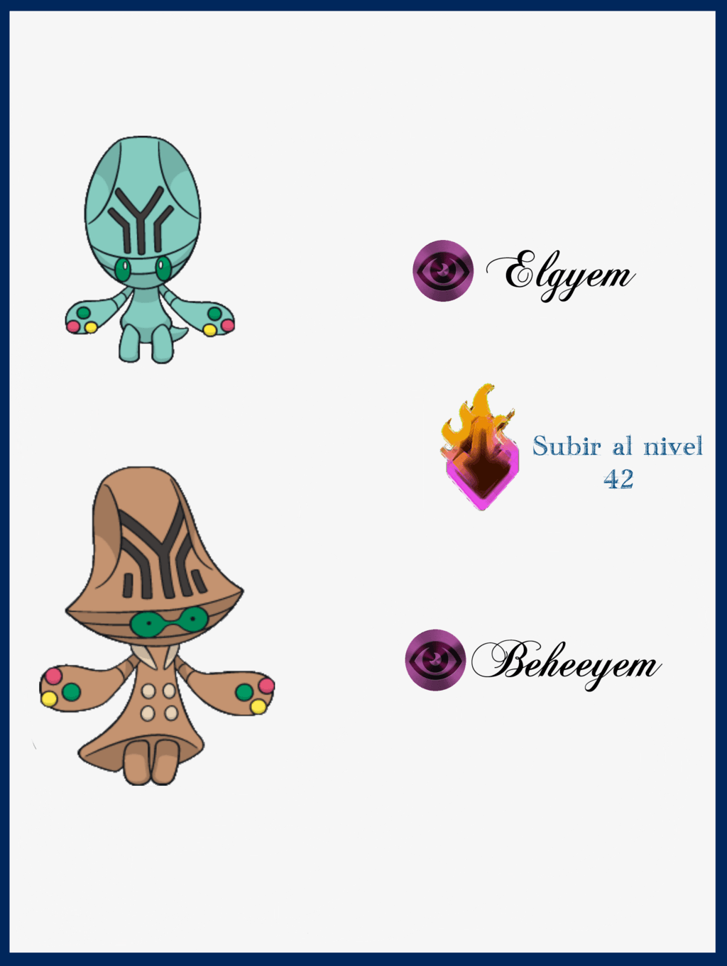 Elgyem Evolution Chart