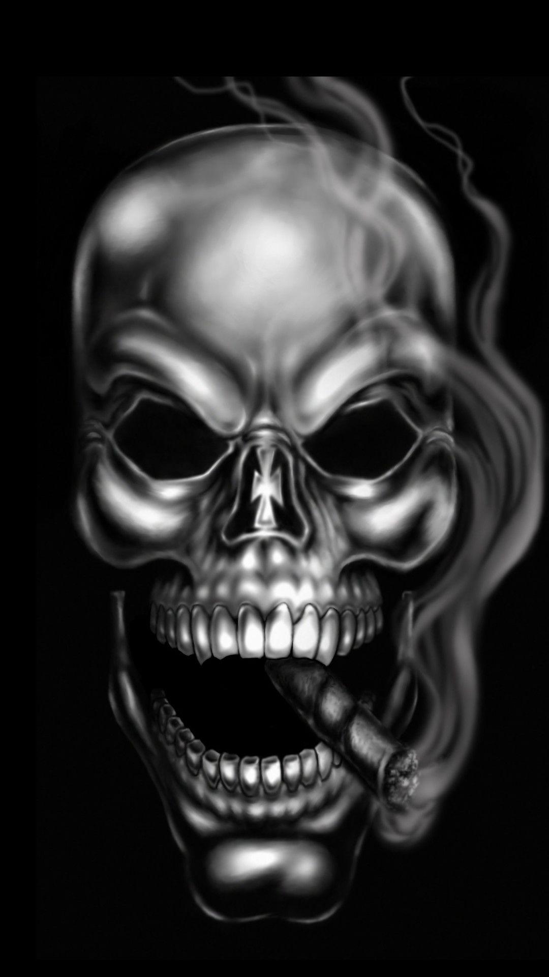Skull Android Wallpapers Wallpaper Cave