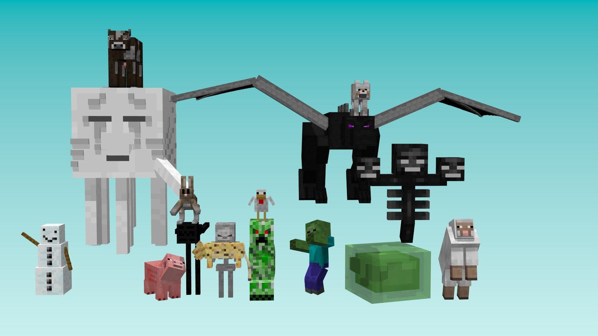 Minecraft Mobs Wallpapers Wallpaper Cave