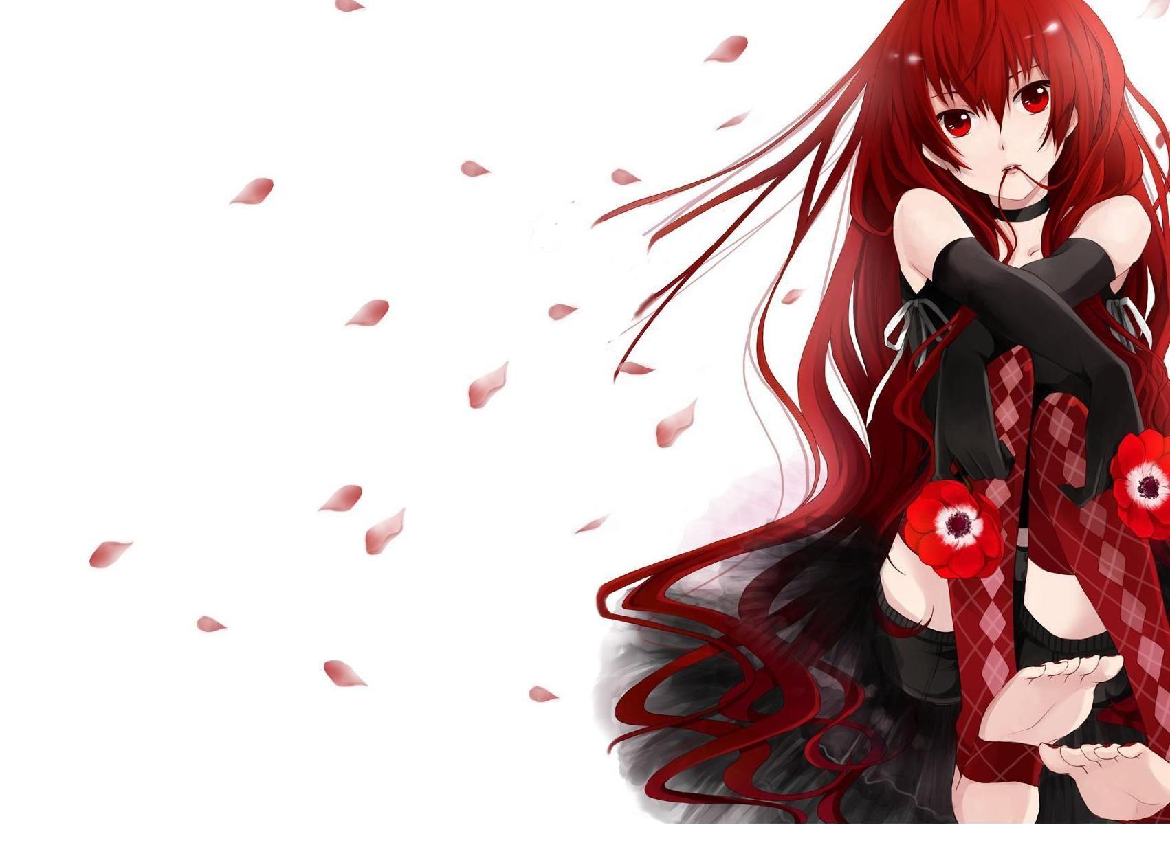 Red Hair Anime Wallpapers Wallpaper Cave