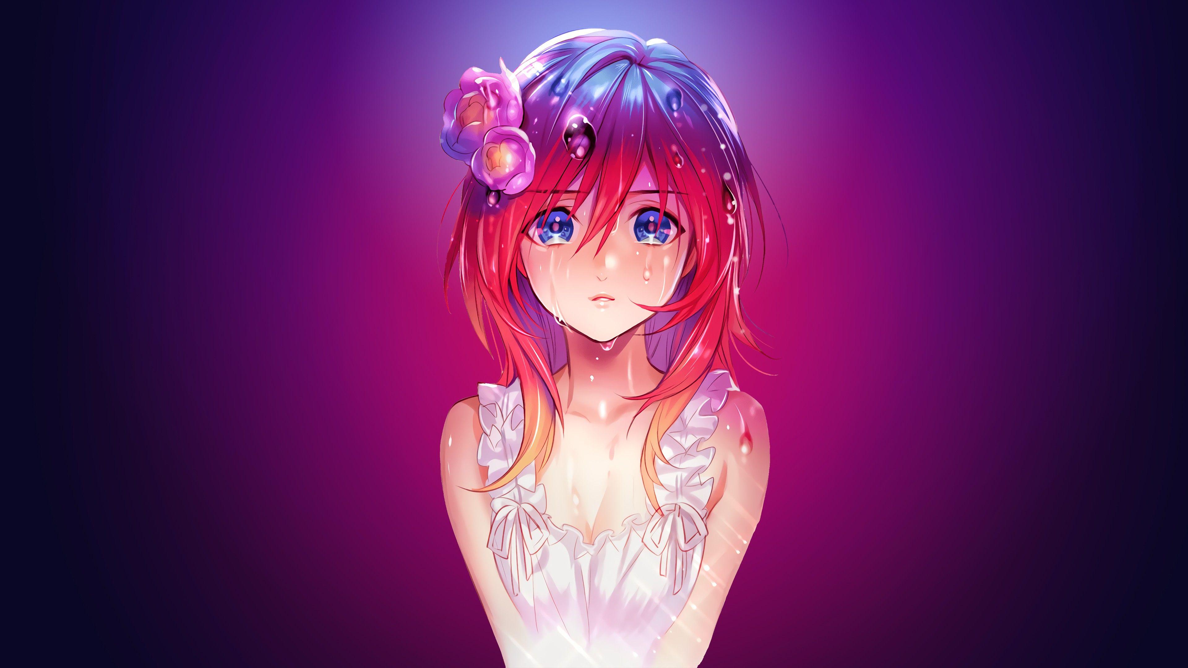 Cute Red Head Anime Girl Wallpapers Wallpaper Cave