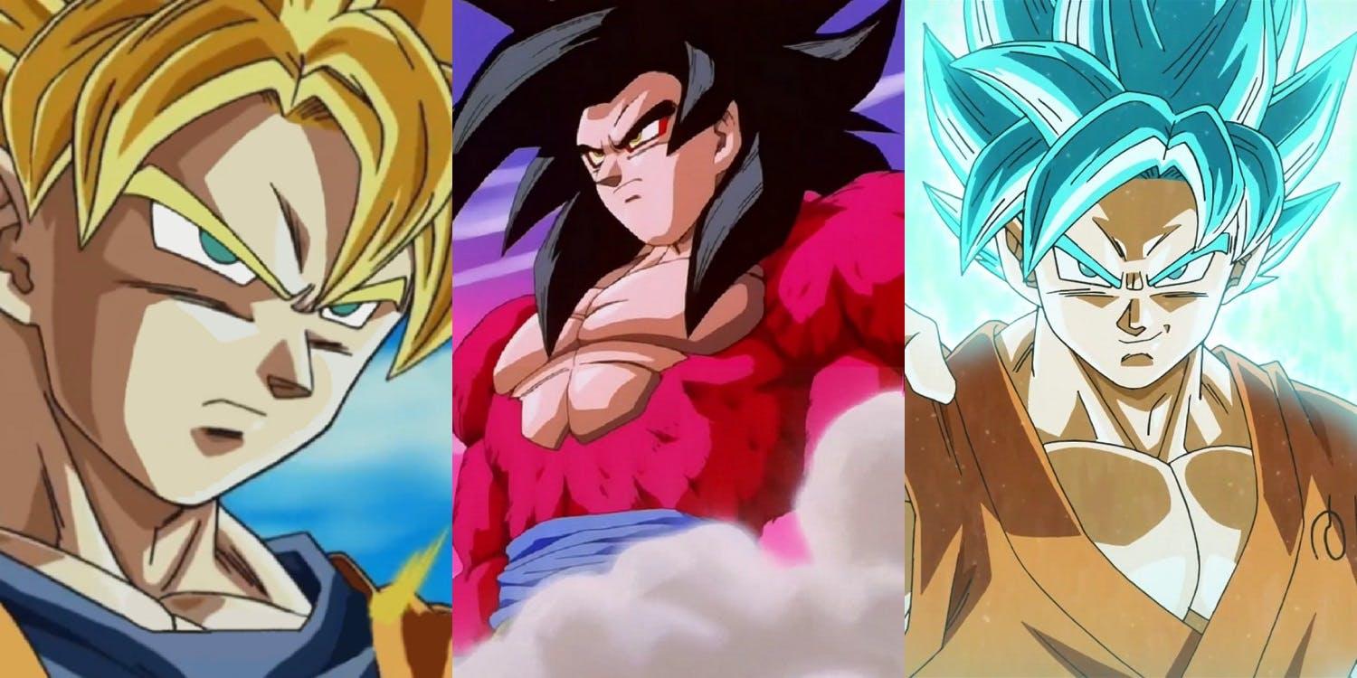 Goku Transformations Wallpapers Wallpaper Cave