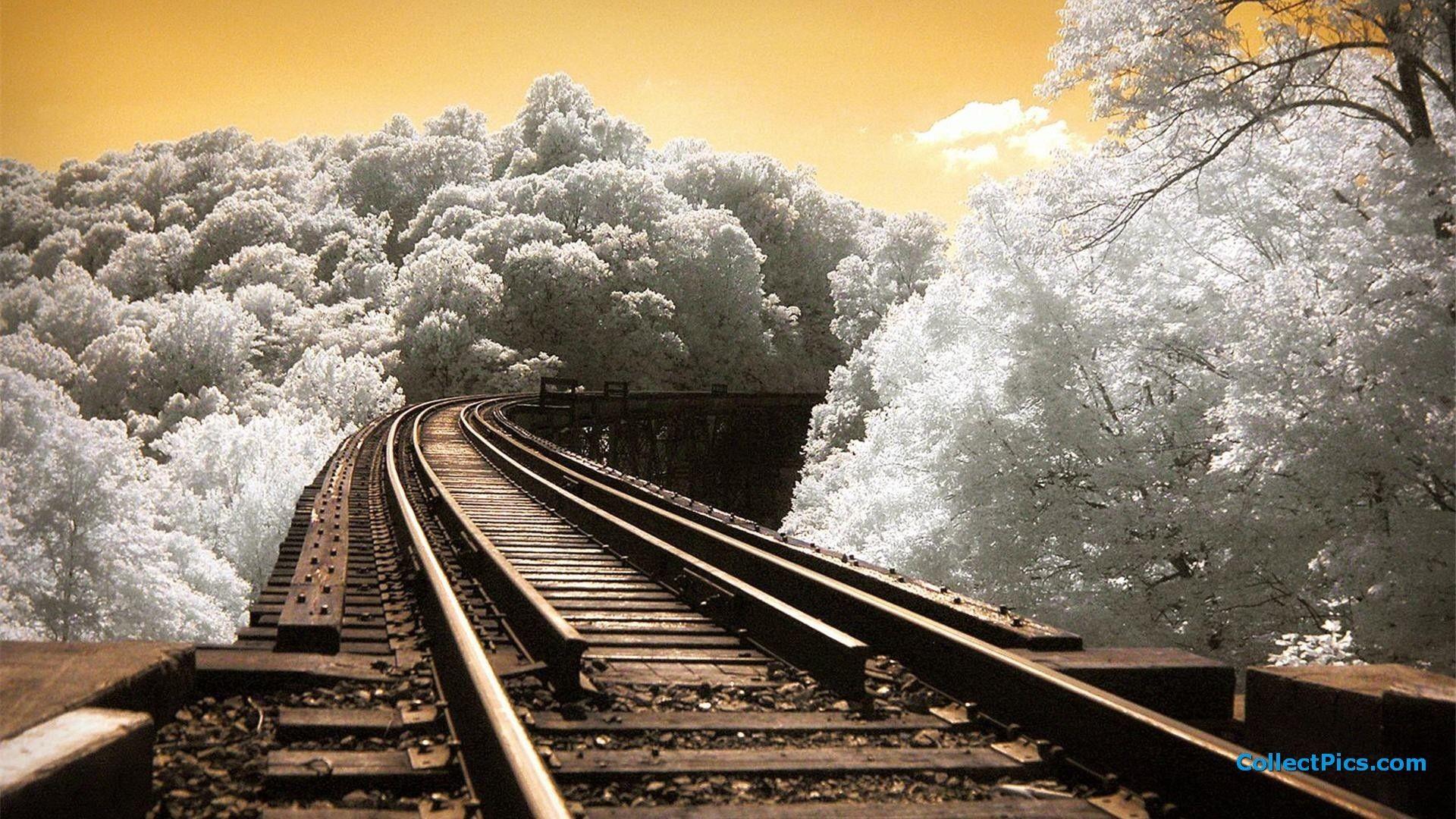 Train Track Wallpapers Wallpaper Cave