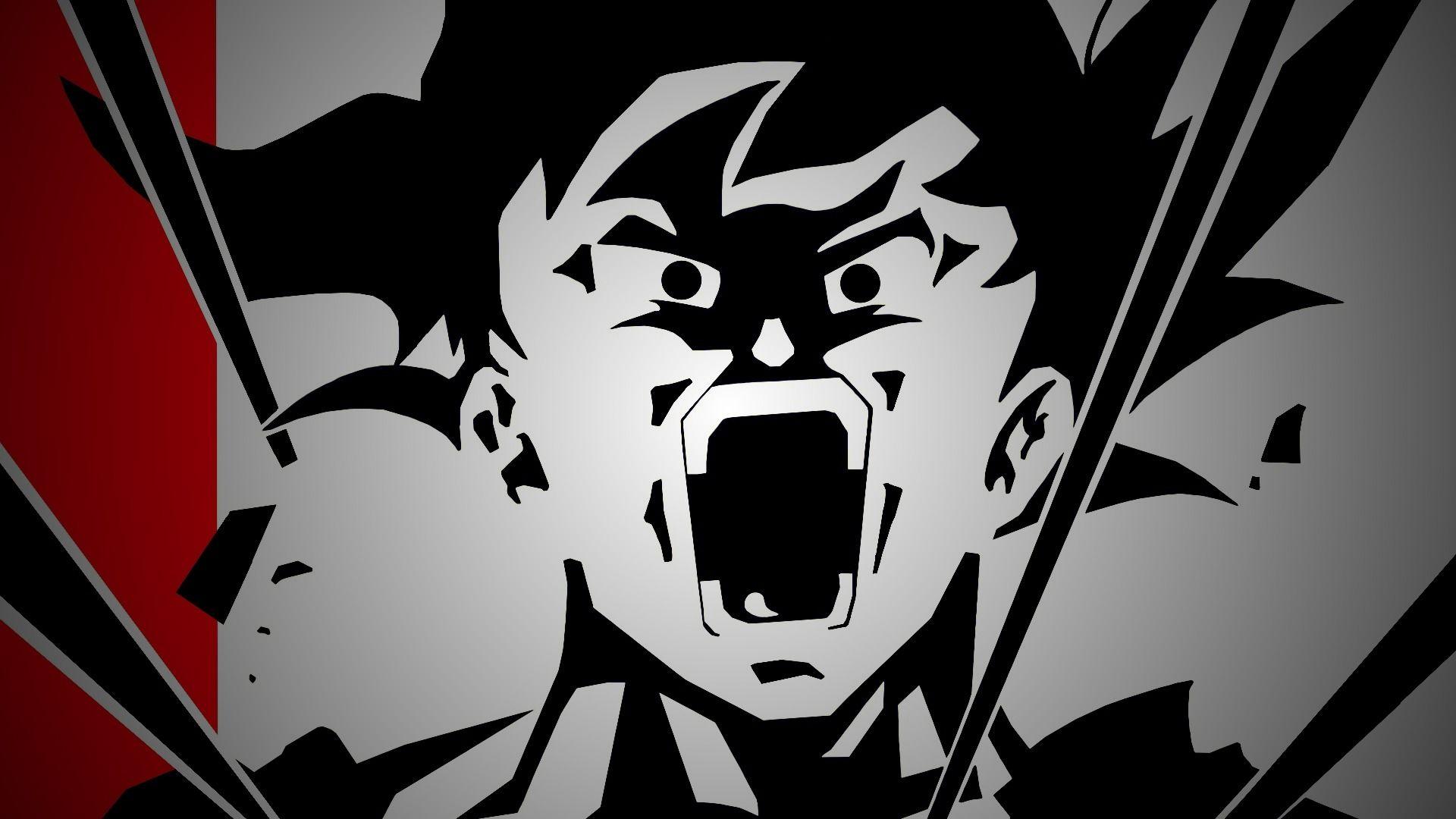 Goku Black And White Wallpapers Wallpaper Cave