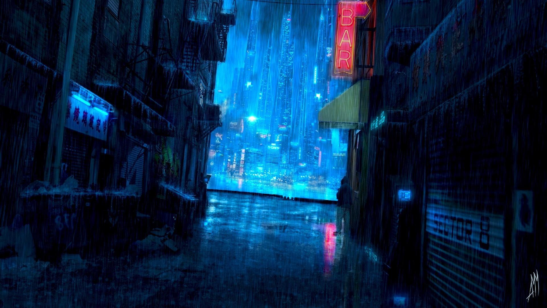 Rainy Night Wallpapers Wallpaper Cave