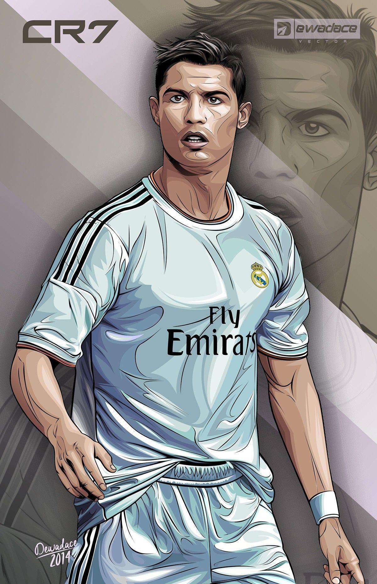 Ronaldo Cartoon Wallpapers Wallpaper Cave