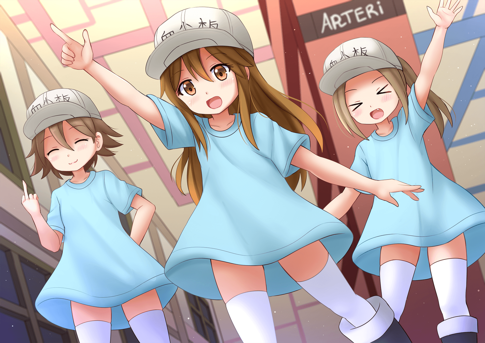 Hataraku Saibou Wallpapers Wallpaper Cave