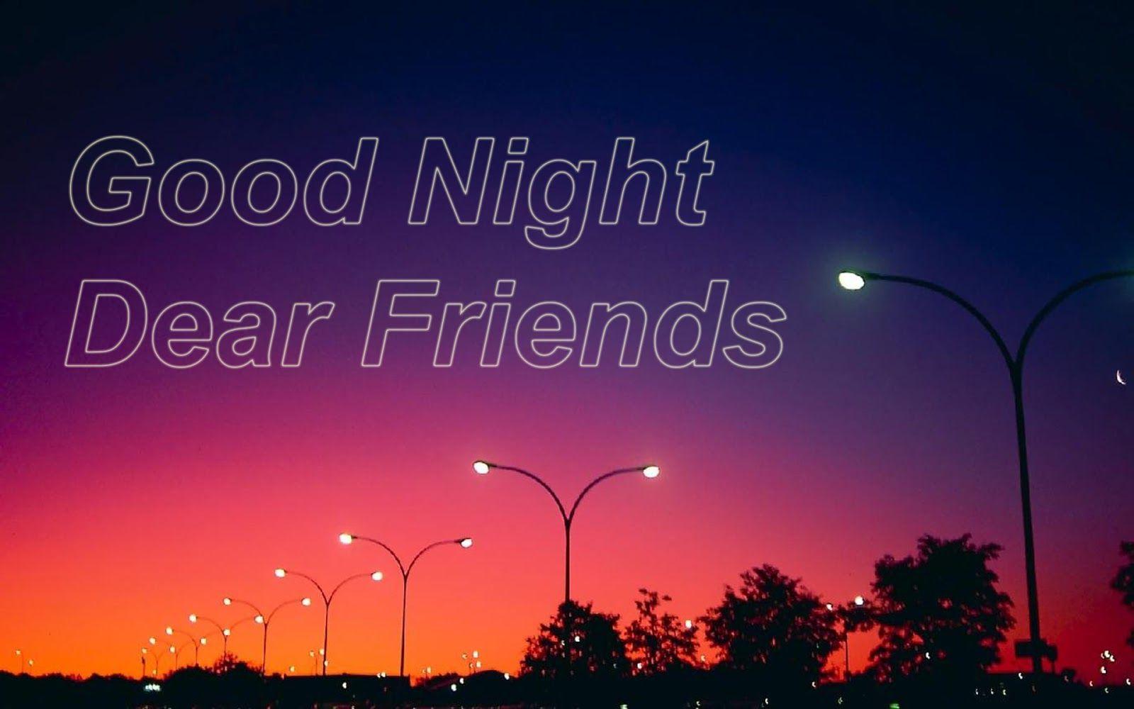 Good Night Friends Wallpapers