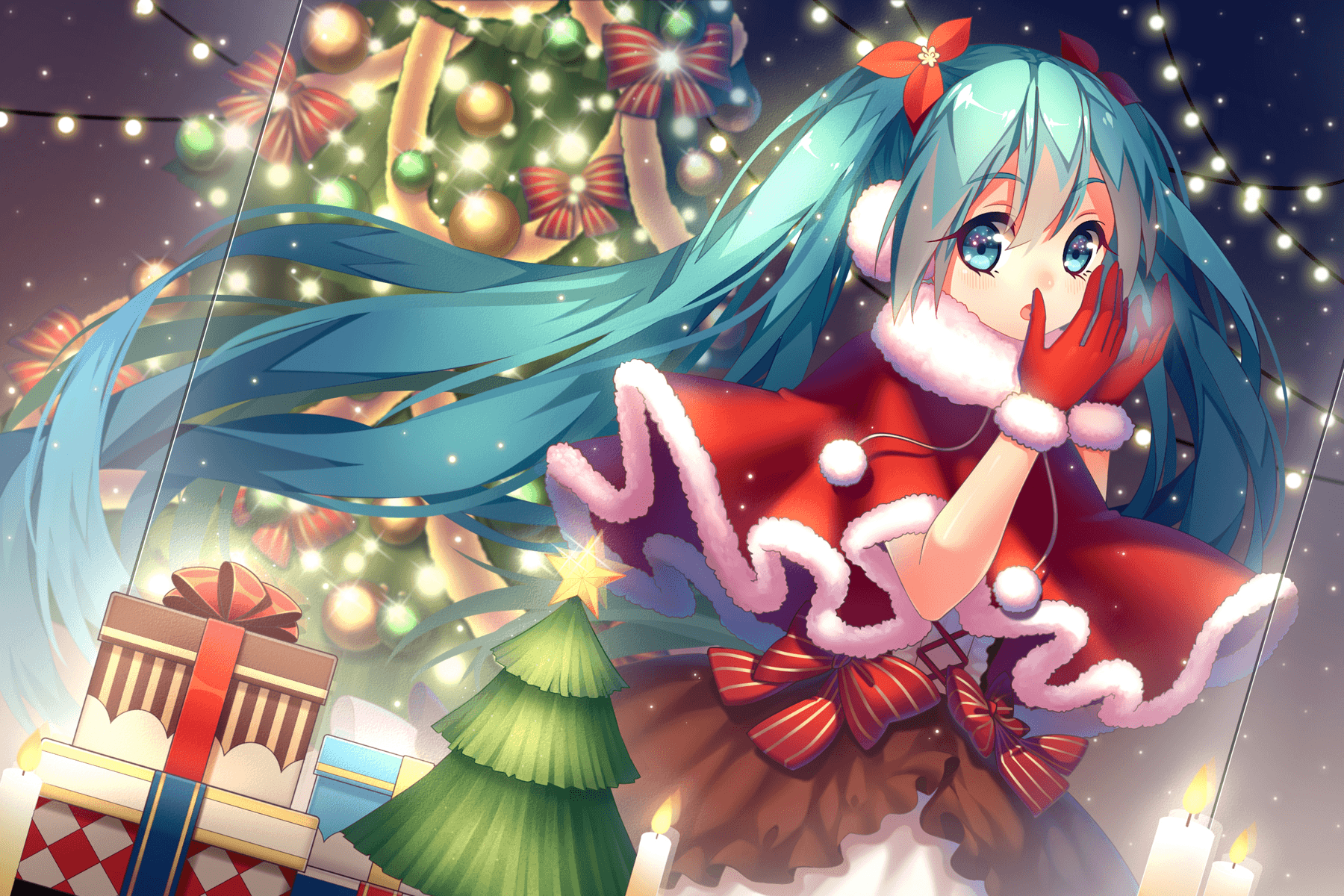 Anime Christmas Wallpapers Wallpaper Cave