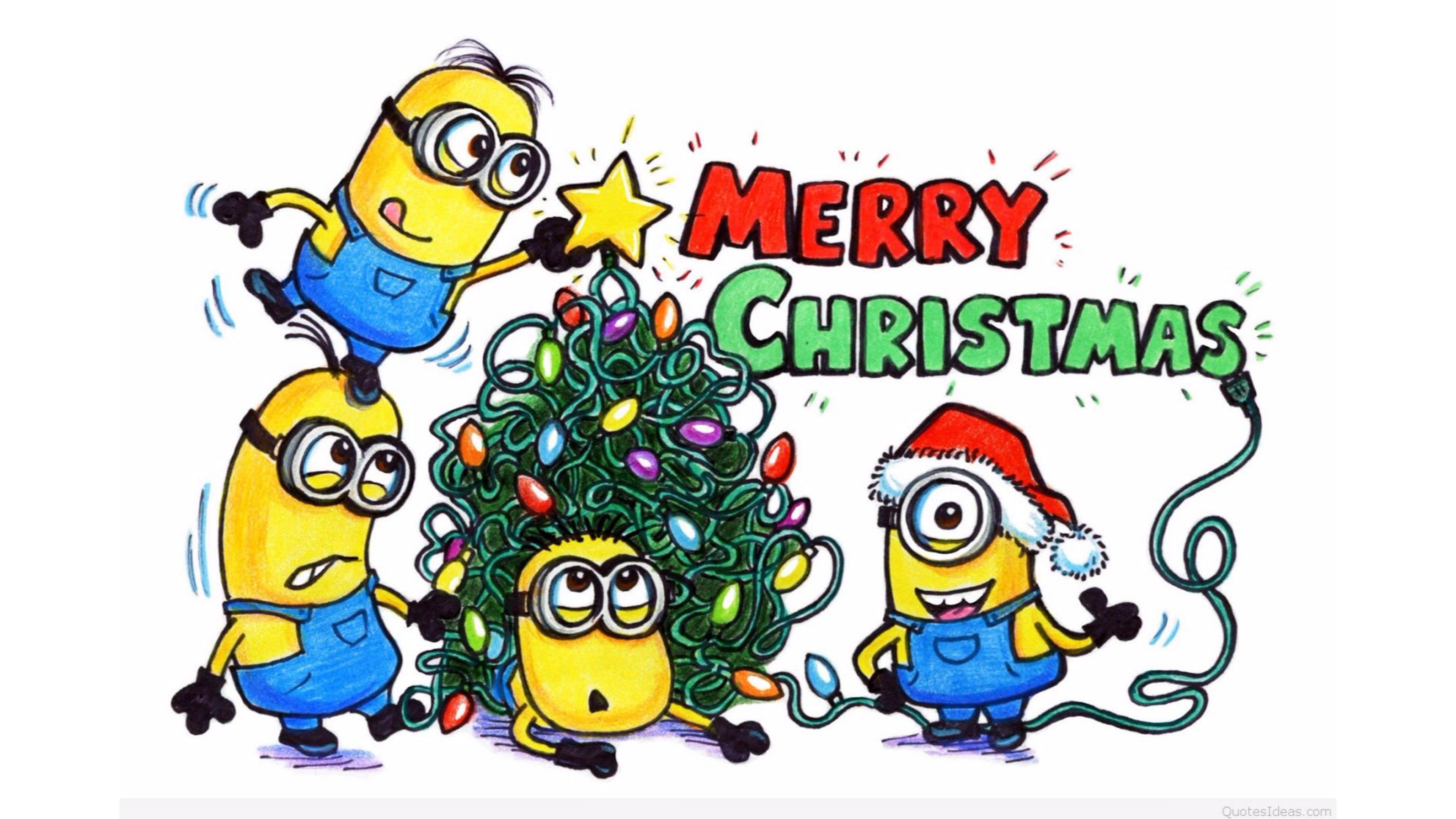 Minions Christmas Wallpapers Wallpaper Cave