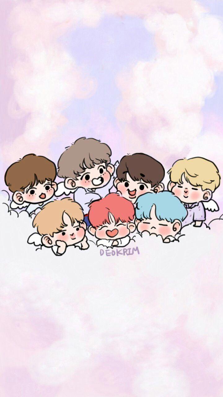 Chibi BTS Wallpapers Wallpaper Cave
