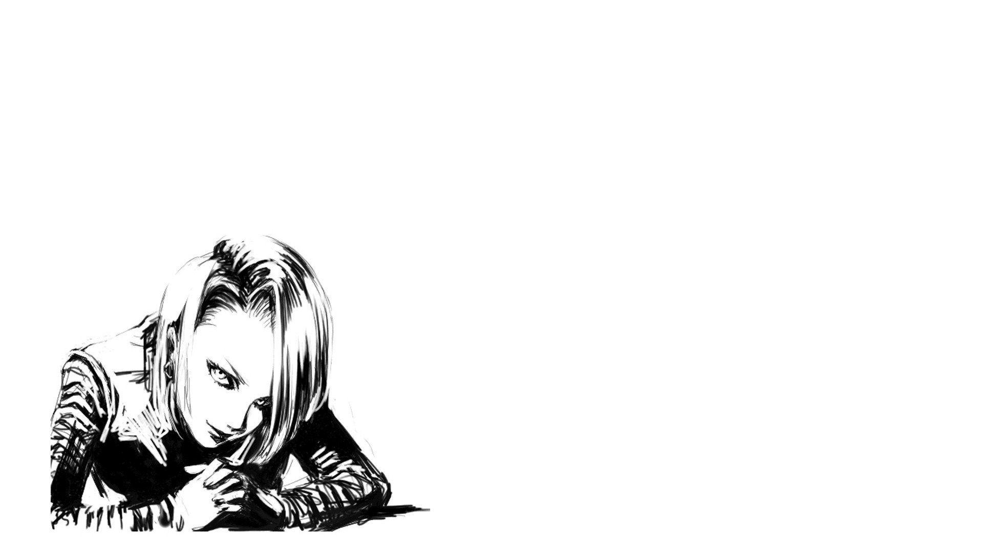 Dragon Ball Z Black And White Wallpapers Wallpaper Cave