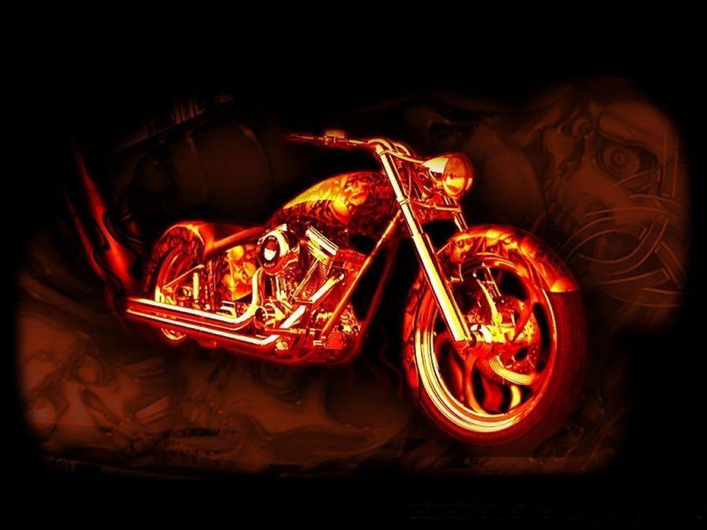 Bike Fire Wallpapers Wallpaper Cave