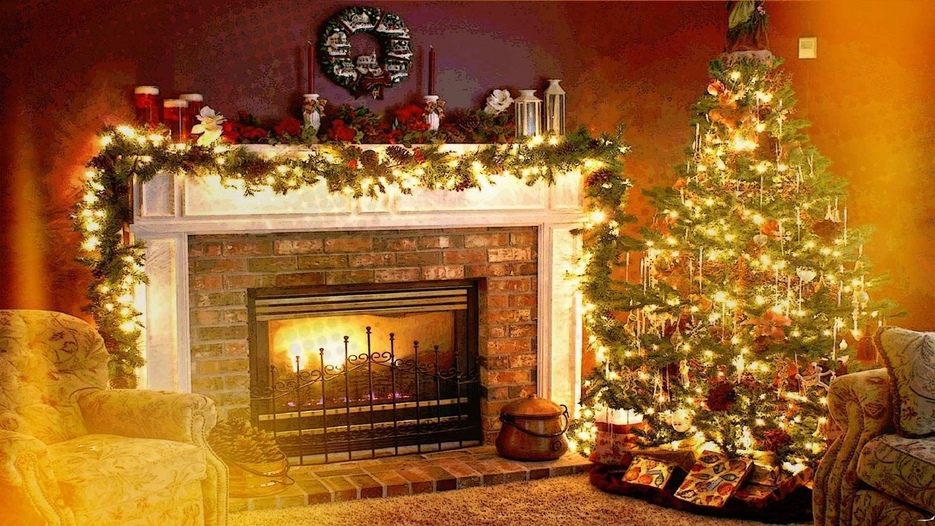 Christmas Chimney Wallpapers Wallpaper Cave