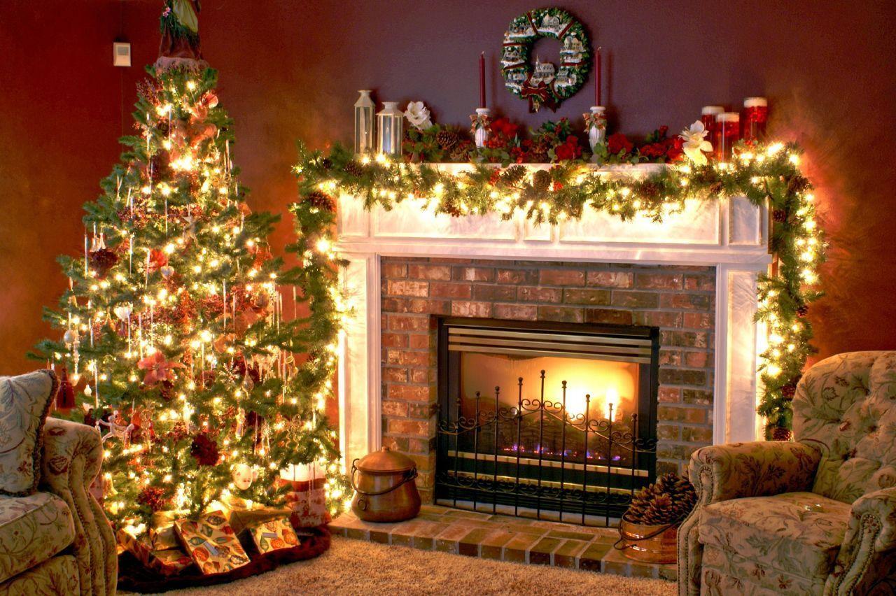 Christmas Chimney Wallpapers Wallpaper Cave
