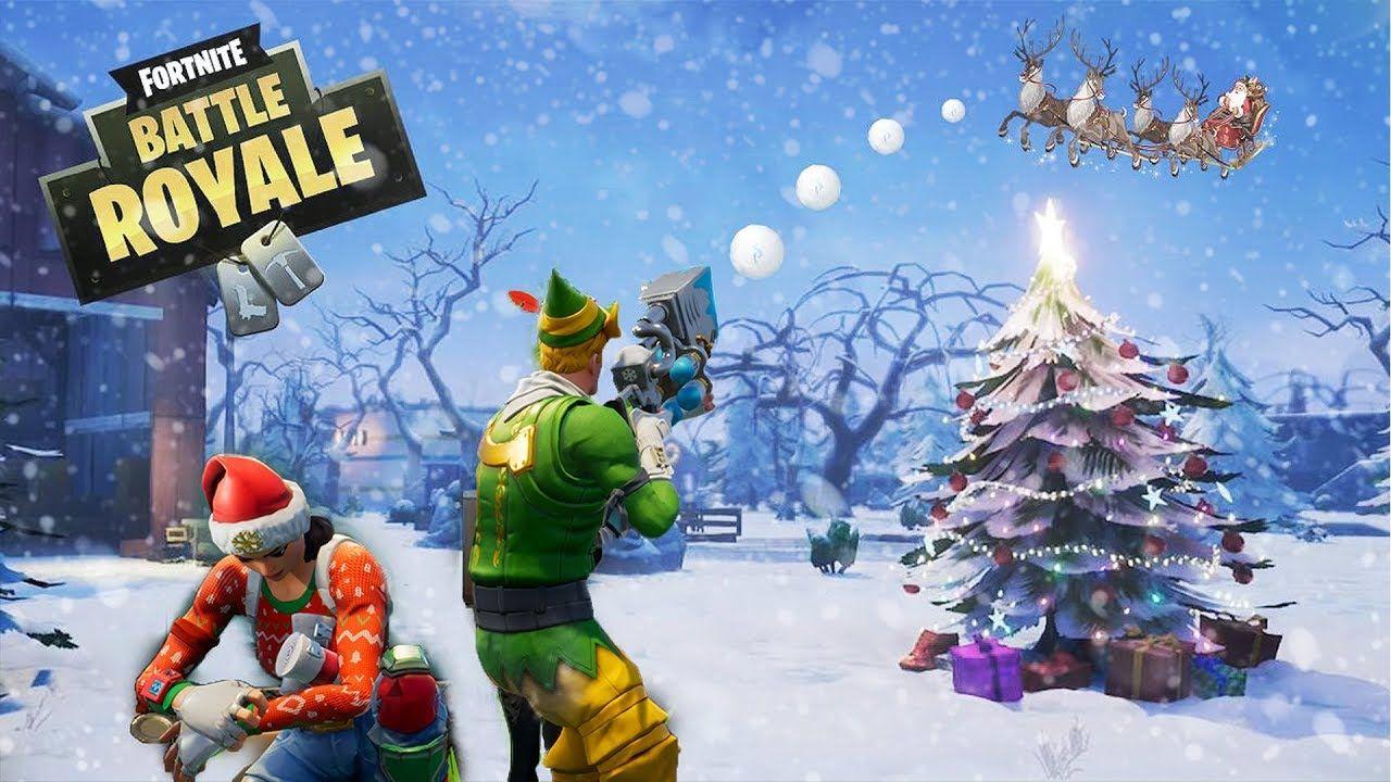 Fortnite Christmas Background Christmas Fortnite Wallpapers Wallpaper Cave