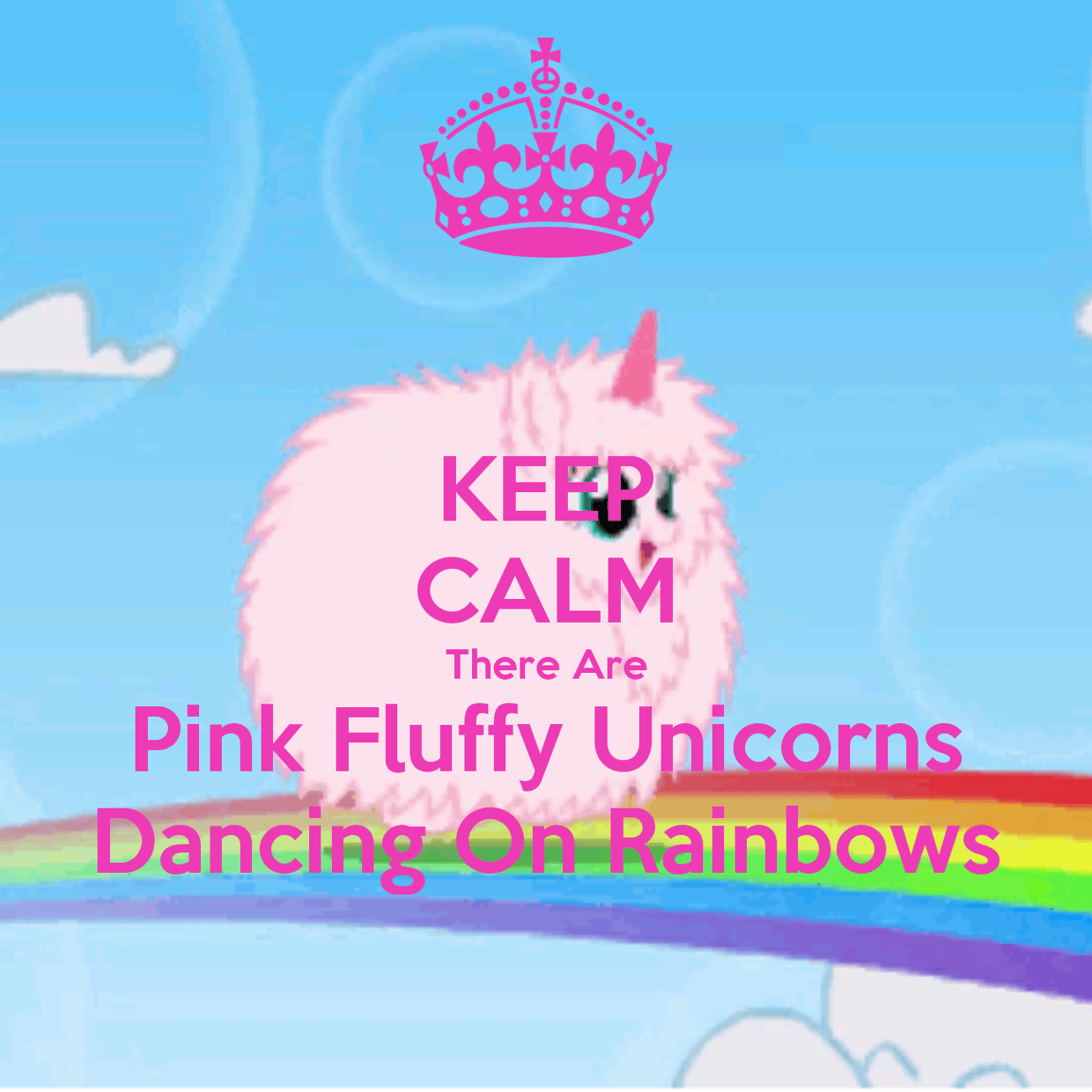 Pink Fluffy Unicorns Dancing On Rainbows Wallpapers Wallpaper Cave