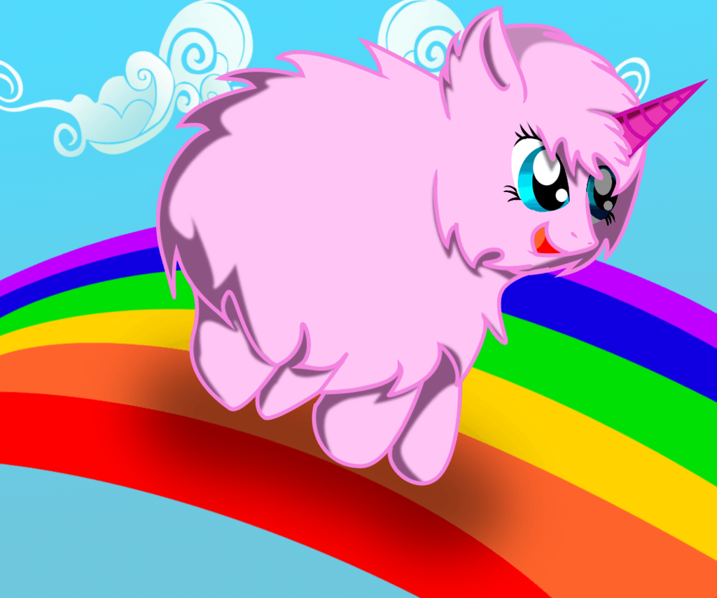 Pink Fluffy Unicorns Dancing On Rainbows Wallpapers Wallpaper Cave