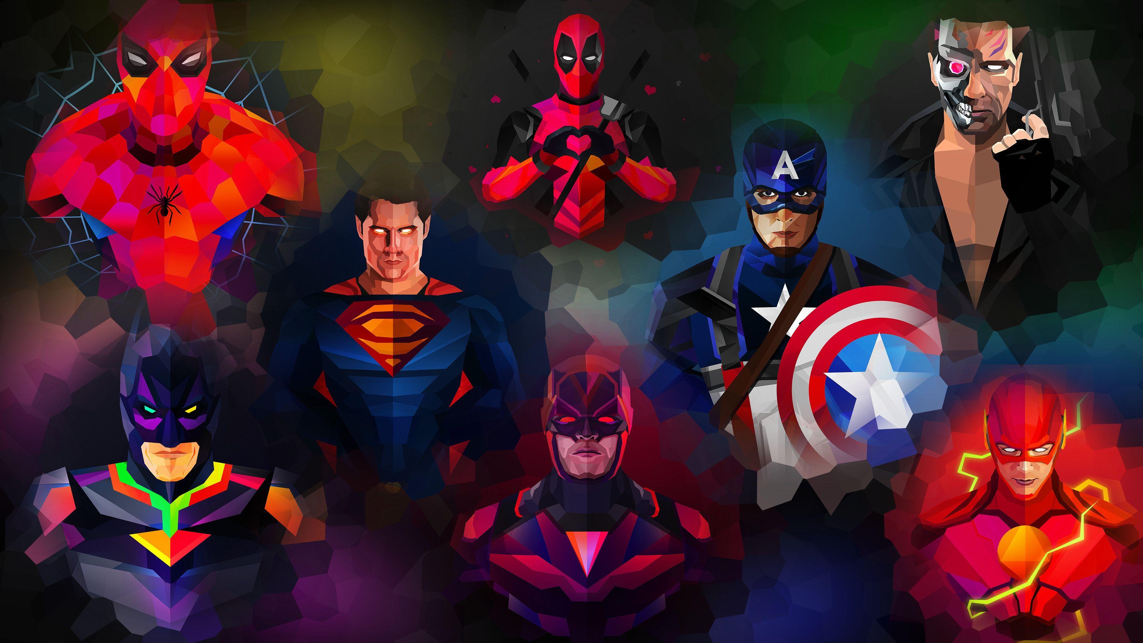 Superhero PC 4k Wallpapers Wallpaper Cave
