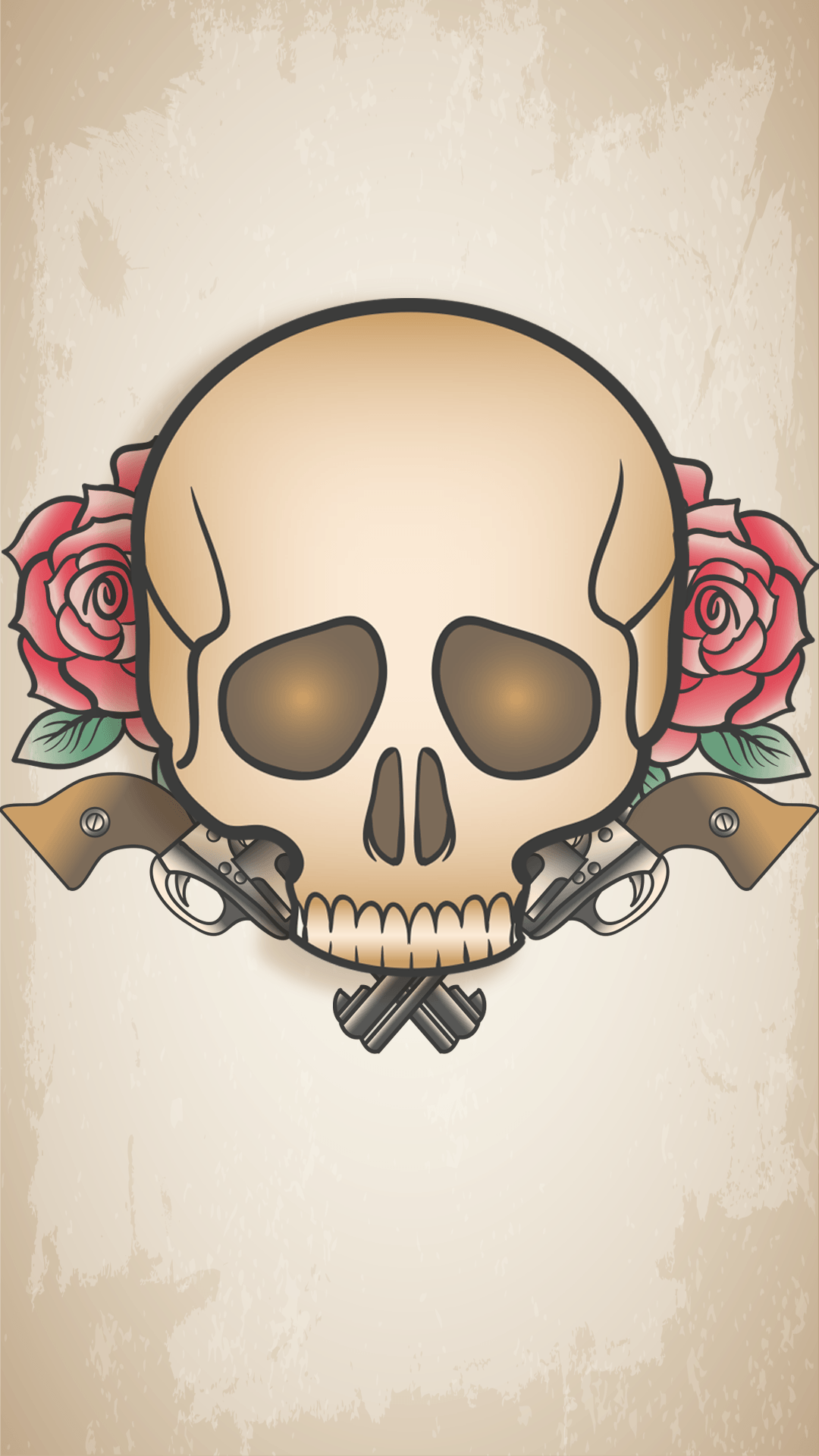 Skull And Roses Wallpapers Wallpaper Cave
