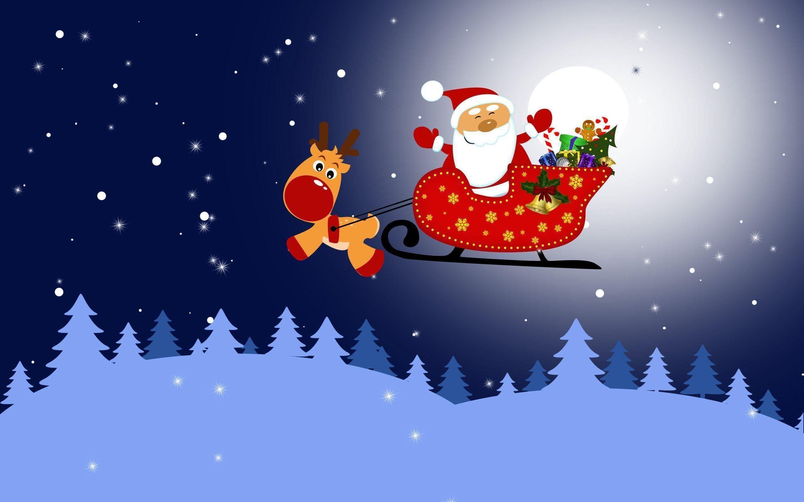 Christmas Rudolph Wallpapers Wallpaper Cave